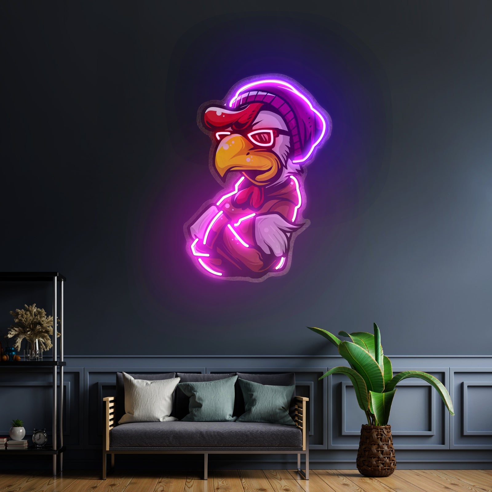 Roaster Hoodie Led Neon Sign Light Custom Led Signs - Shineneon