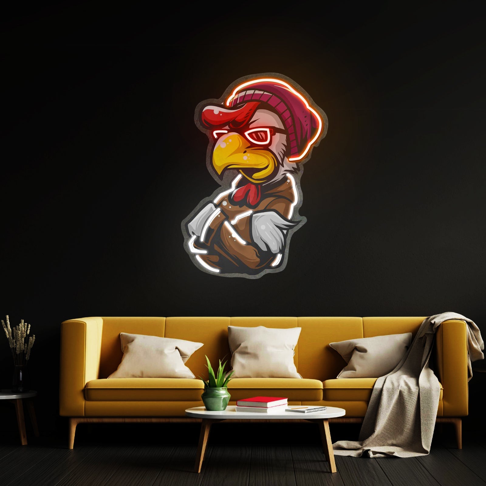 Roaster Hoodie Led Neon Sign Light Custom Led Signs - Shineneon