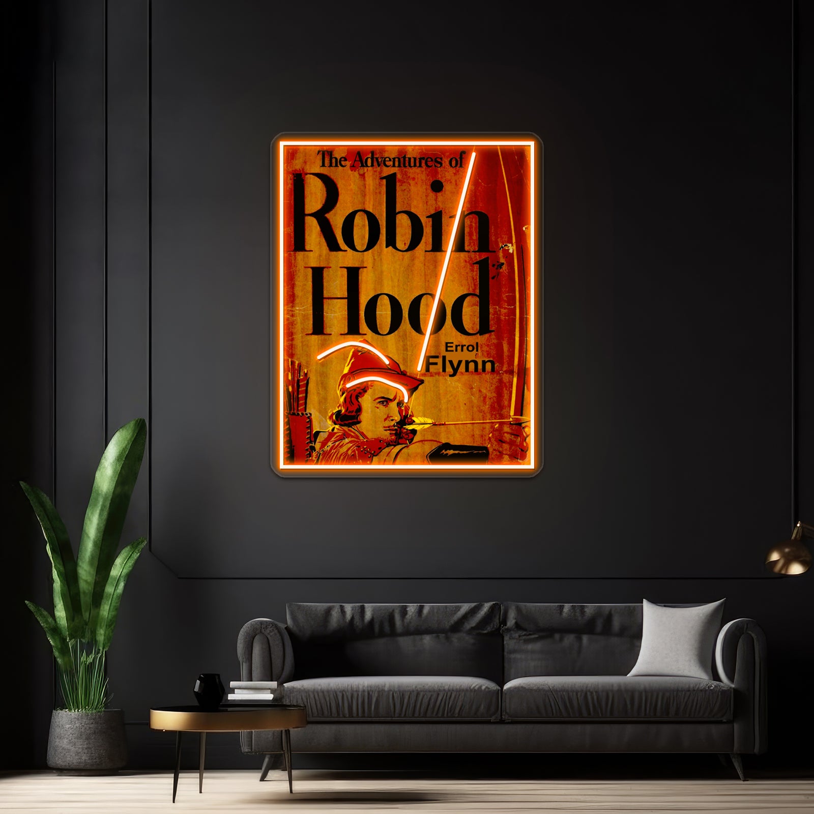 Robin Hood Vintage Rare Movie Poster Print Wall Artwork Neon Signs | Shineneon
