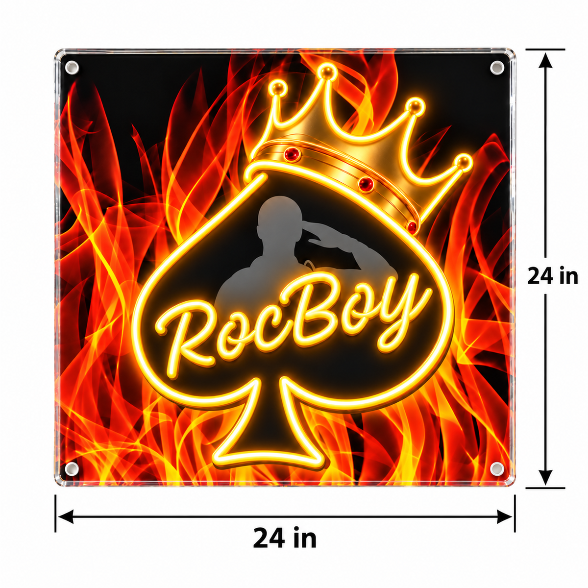 RocBoys Custom LED Neon Sign Updated