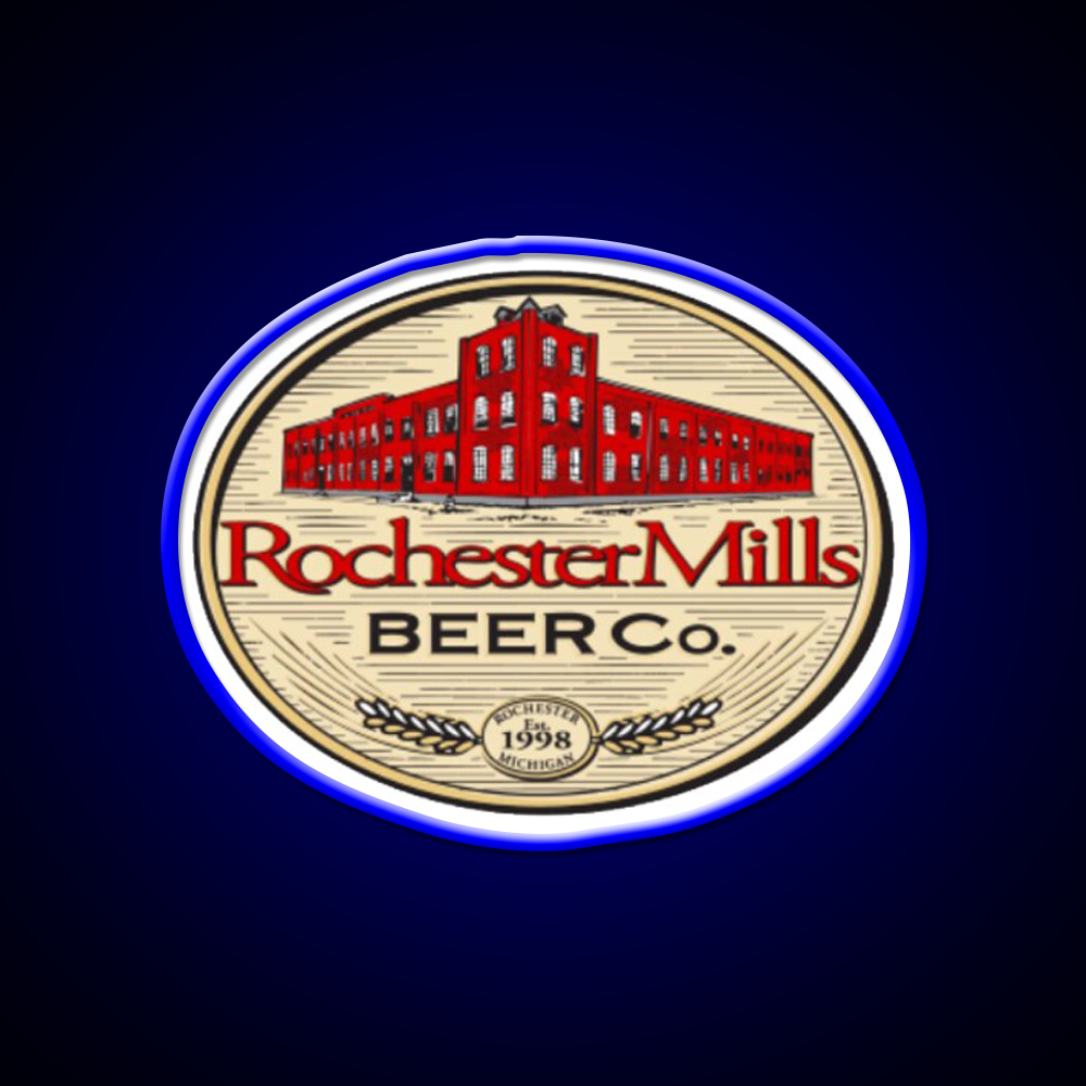 Rochester Mills Beer Co Beer Bar Decor Led Neon Sign Rgb Color - LED neon sign view 5