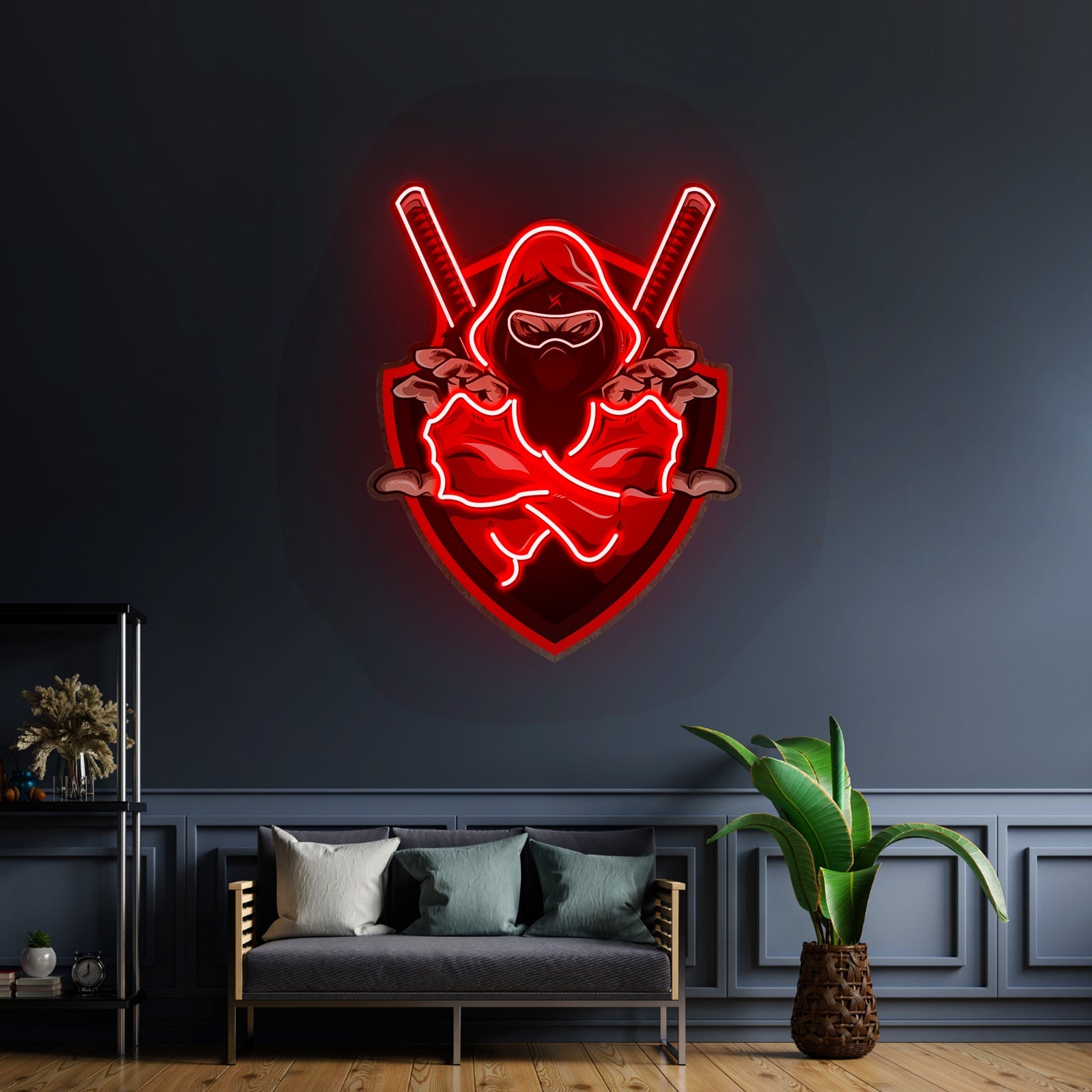 Rock And Skull Led Neon Sign Light Custom Led Signs - Shineneon