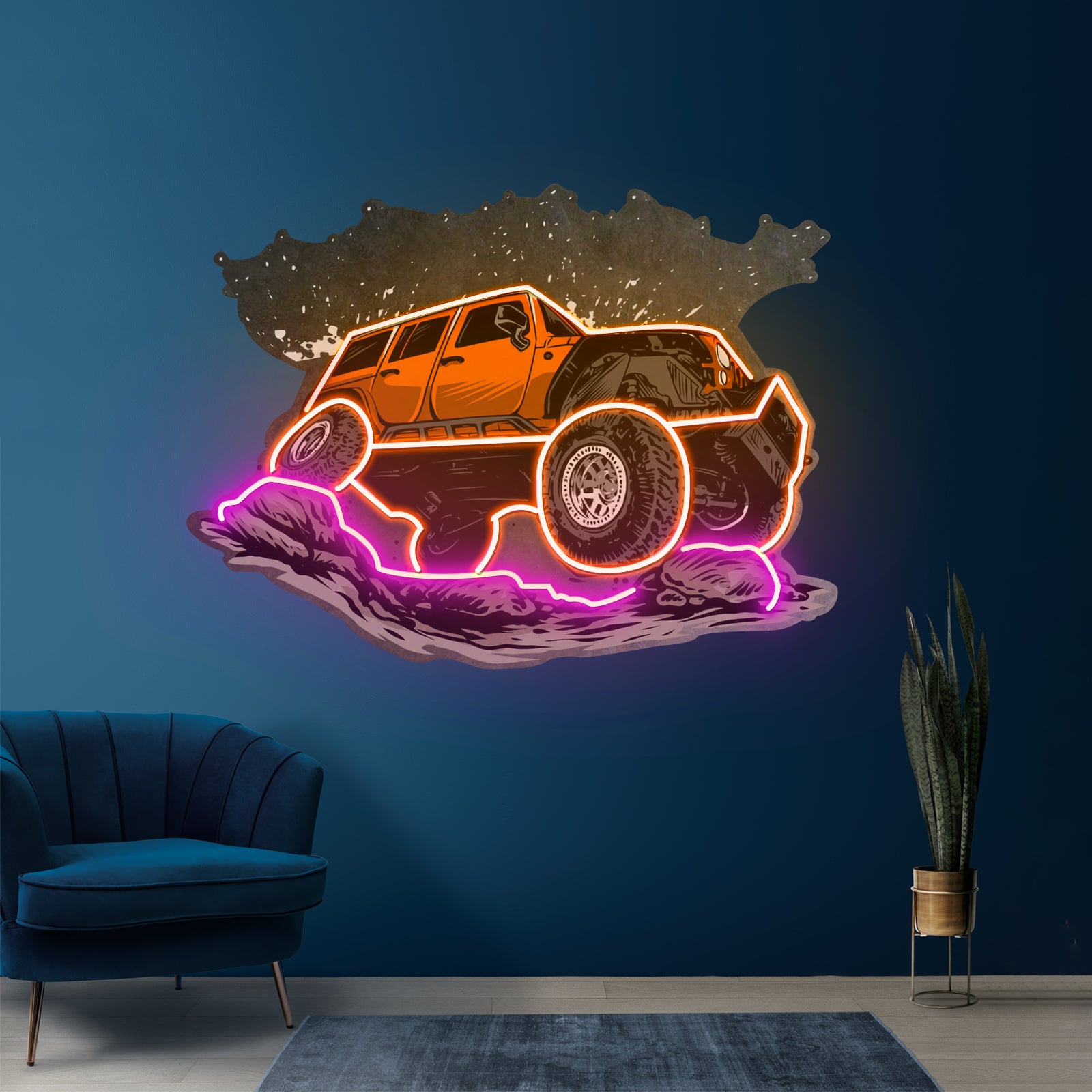 Rock Crowler Led Neon Sign Light Custom Led Signs