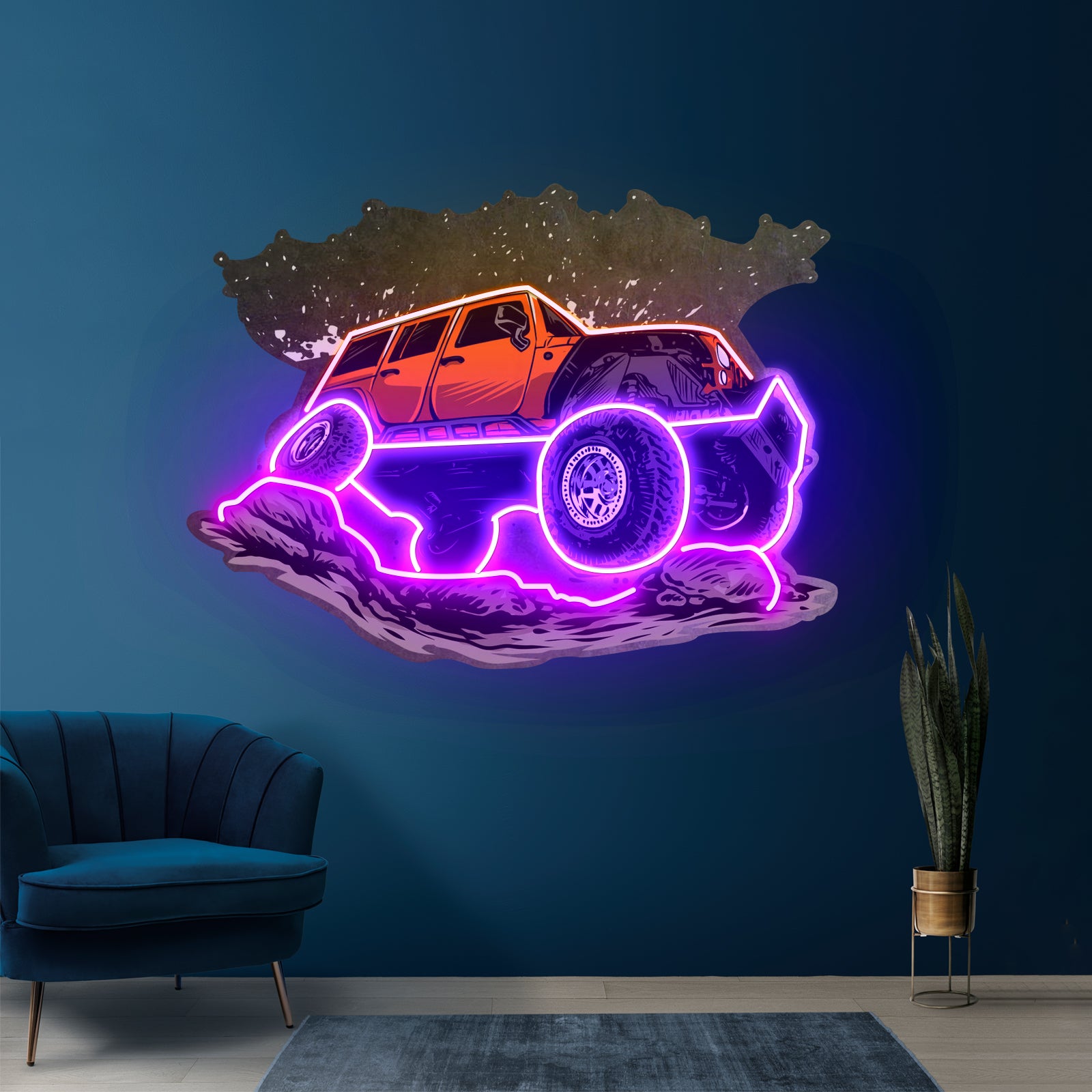 Rock Crowler Led Neon Sign Light Custom Led Signs