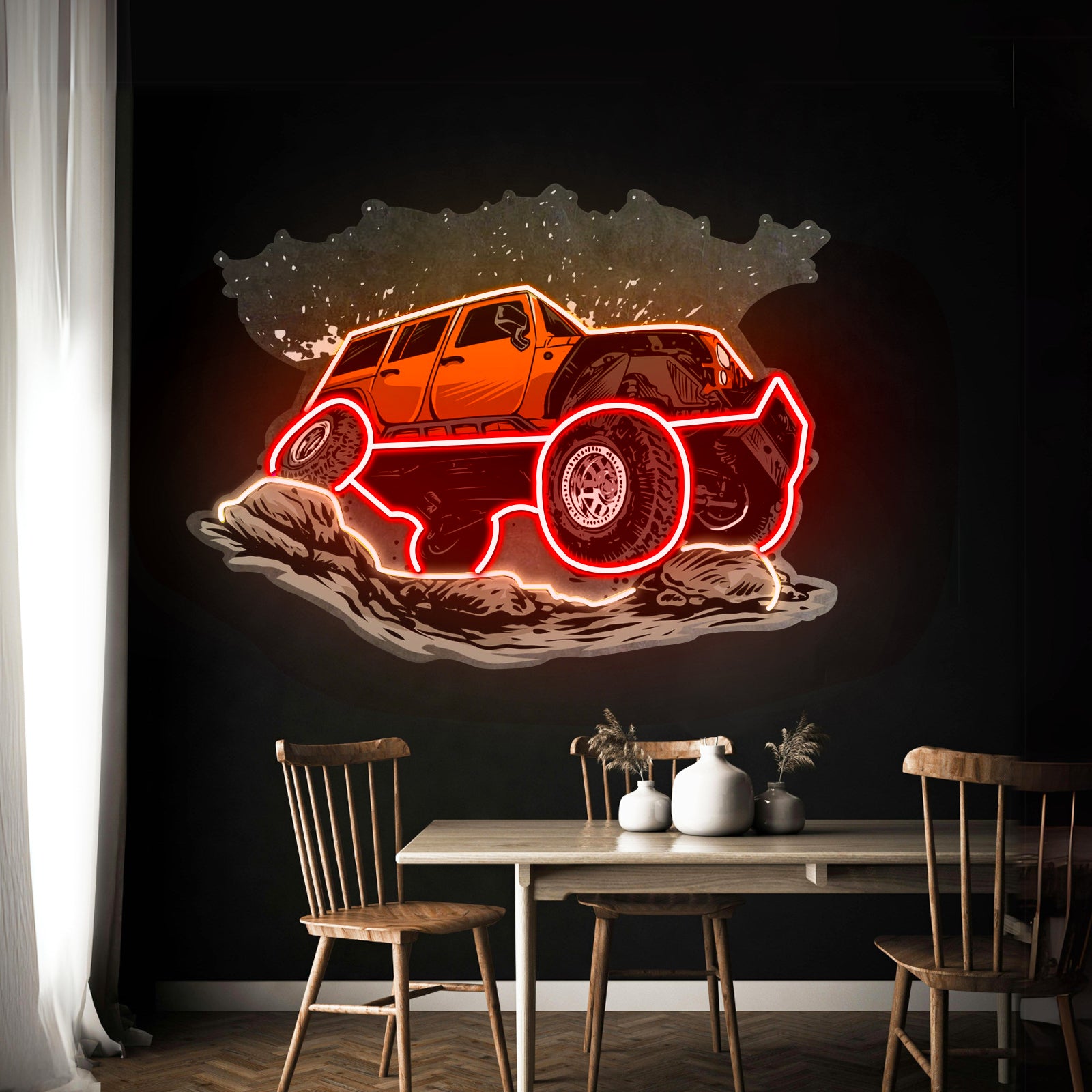 Rock Crowler Led Neon Sign Light Custom Led Signs