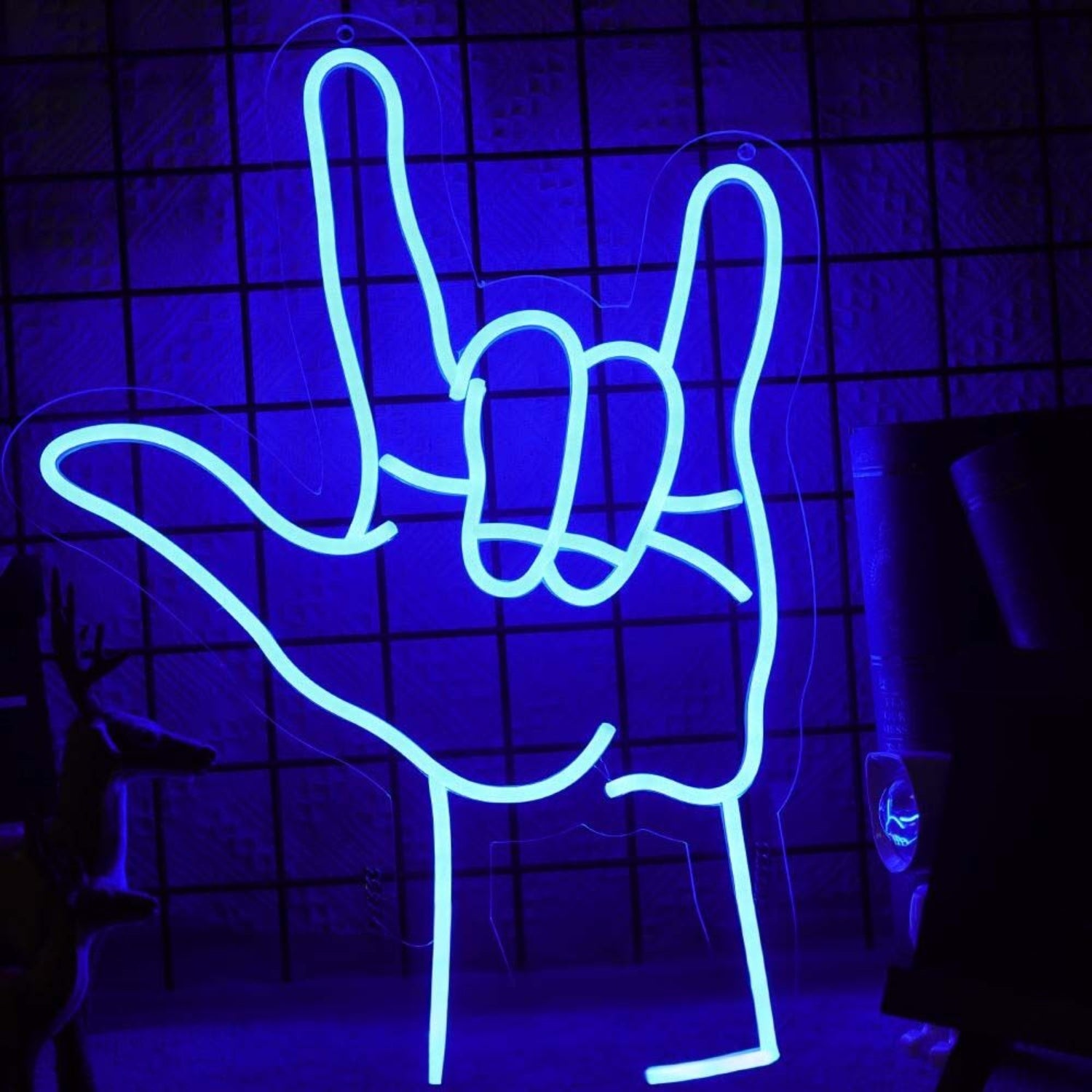 Rock Hand Gesture Led Neon Sign For Music Lovers | Shineneon