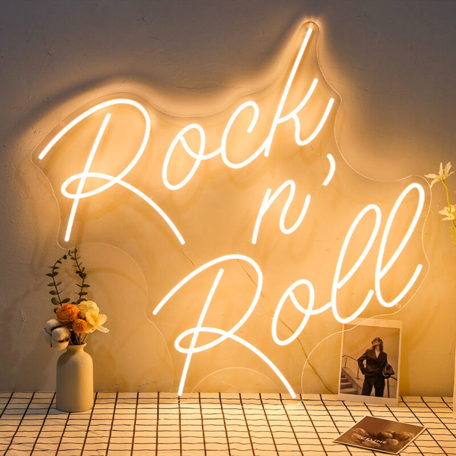 Rock N Roll Led Neon Sign For Music Lovers And Studios | Shineneon