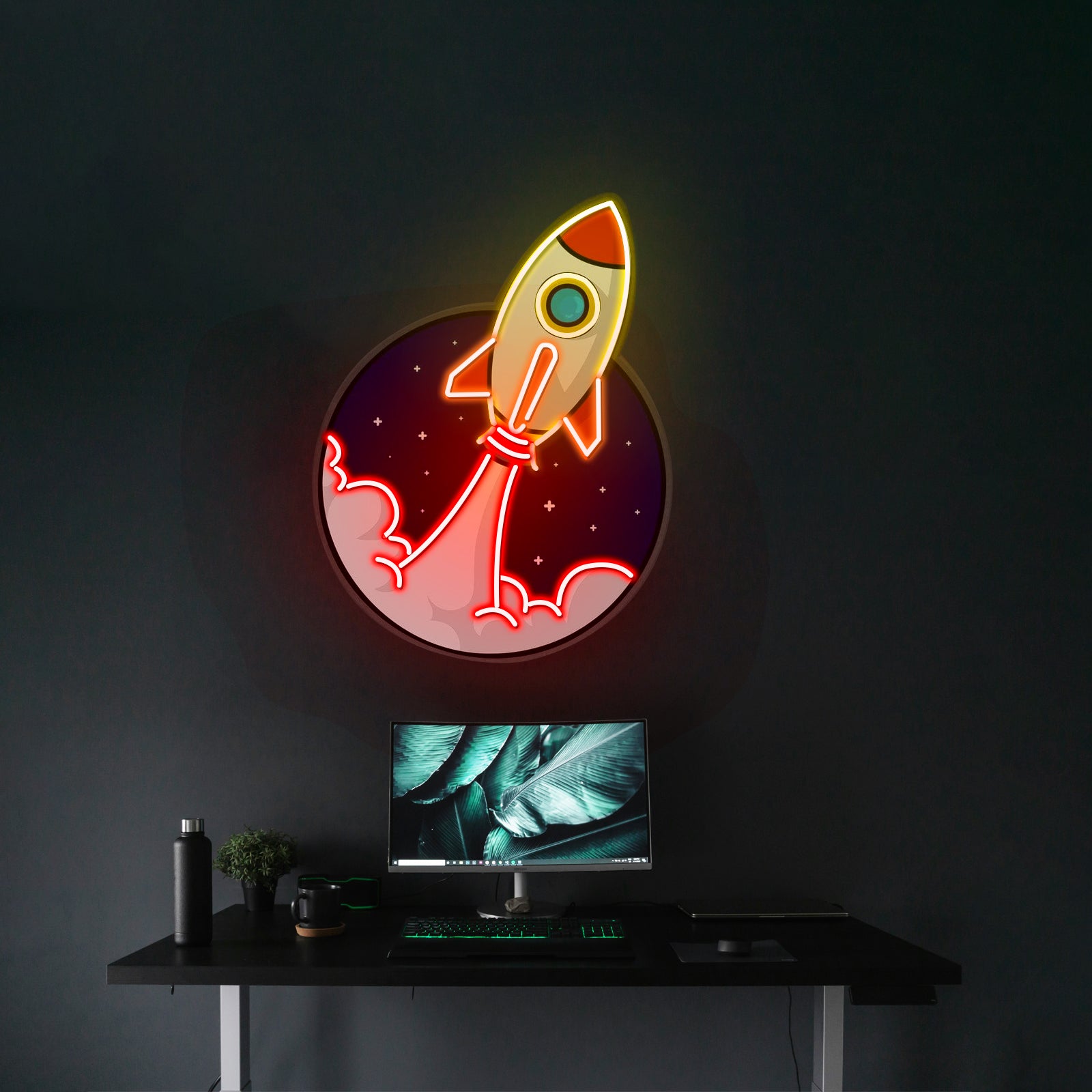 Rocket Led Neon Artwork For Sale