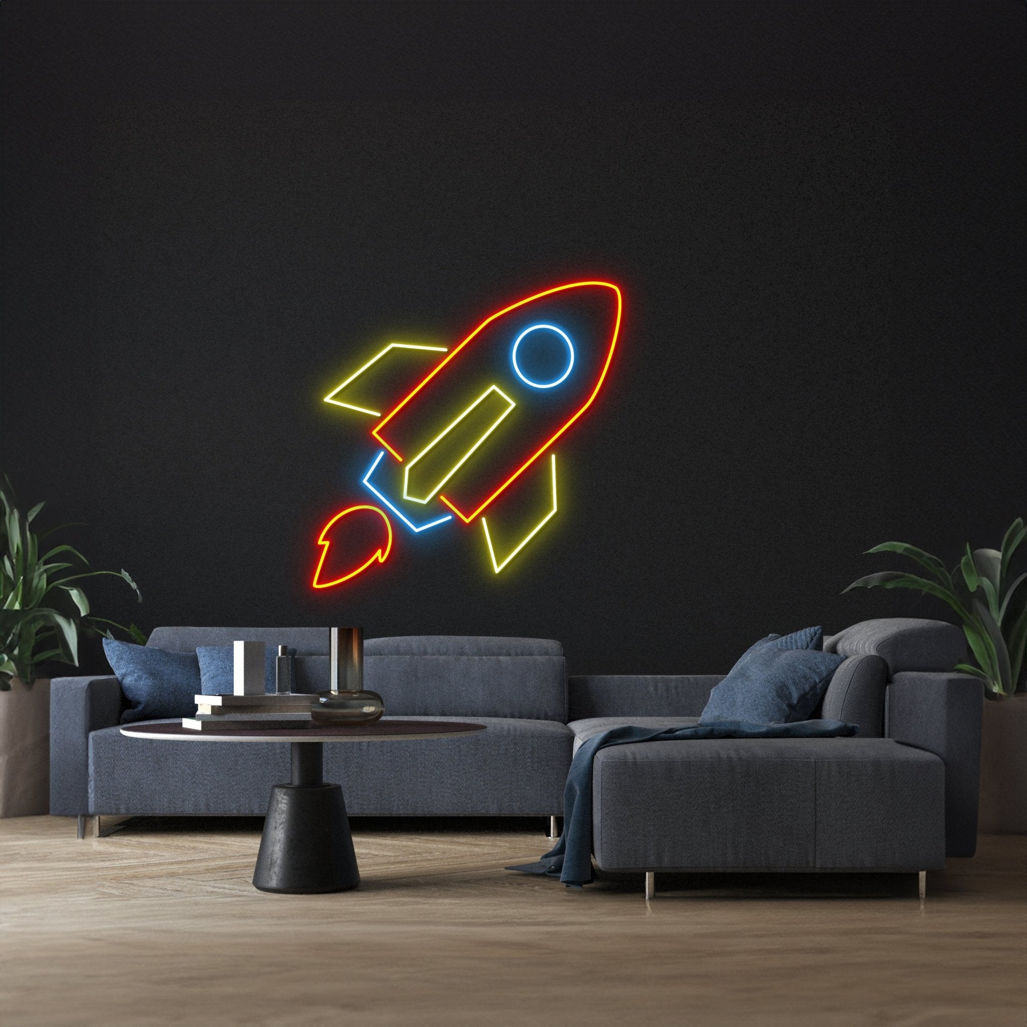 Rocket Led Sign - Shineneon