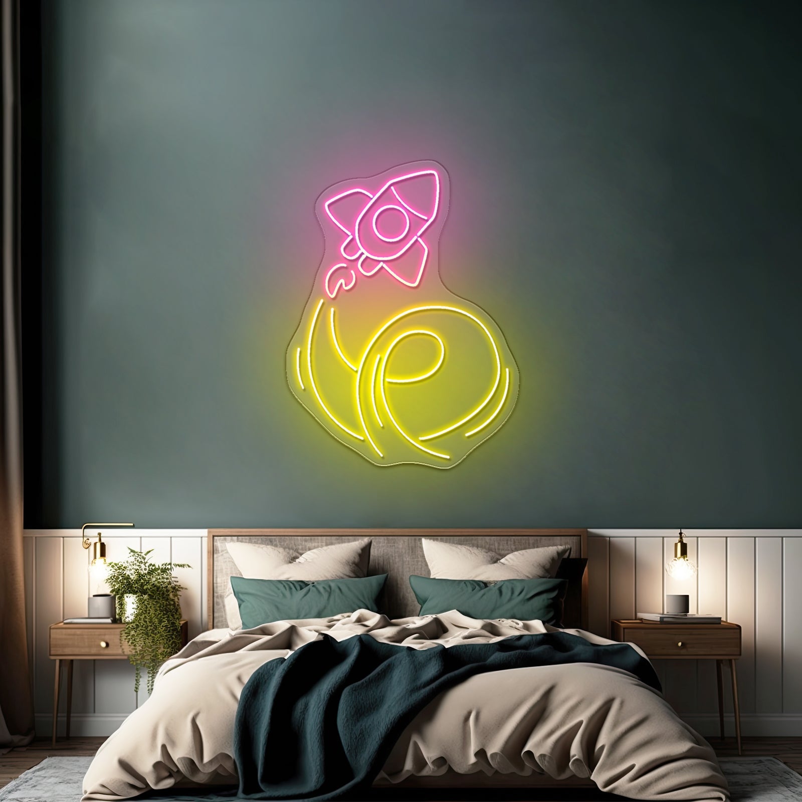Rocket Neon Signs For Bedroom - Shineneon