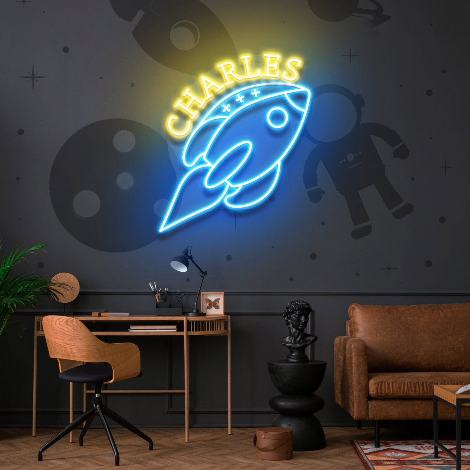 Rocket Space Gifts For Kids Rocket Wall Decor Led Neon Sign | Shineneon