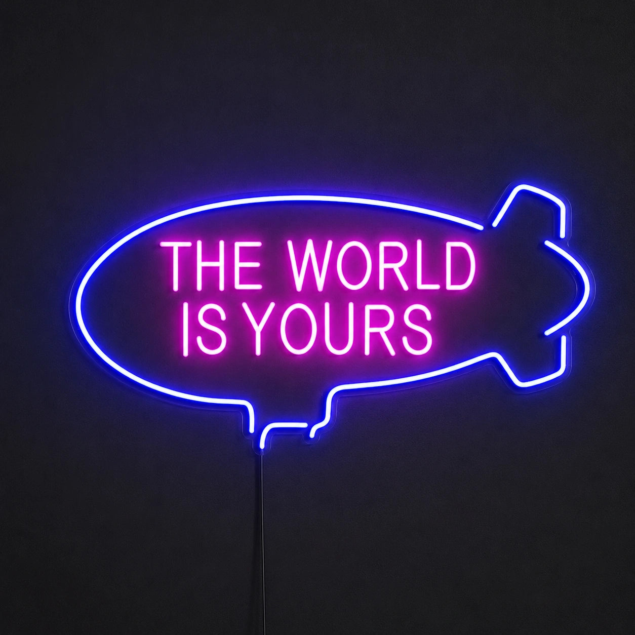 Rocket World Neon Sign LED Neon Sign main product image