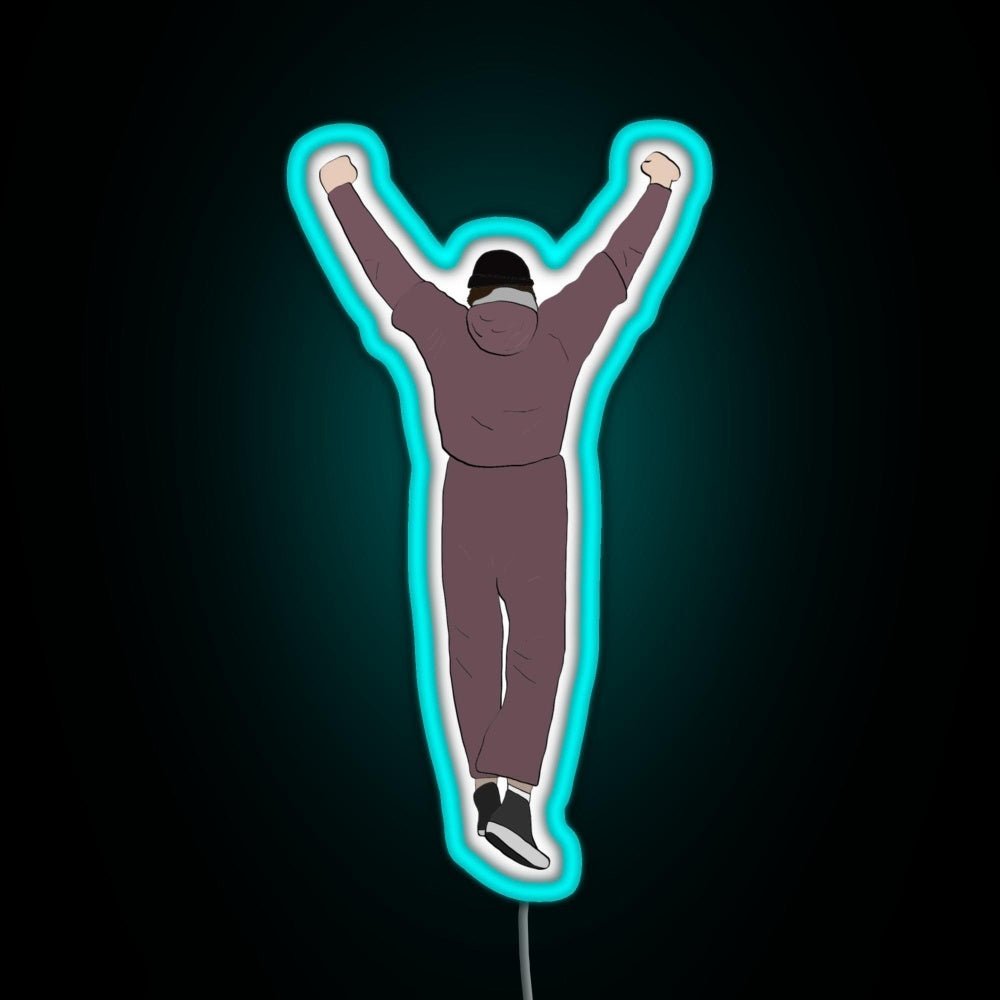 Rocky Celebration Rgb Led Neon Sign Pop Wall Art - Shineneon