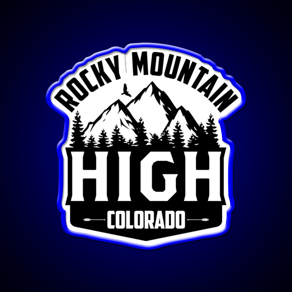 Rocky Mountain High Colorado Hemp Inspired Green Leaf Led Neon Sign Rgb Color - LED neon sign view 5
