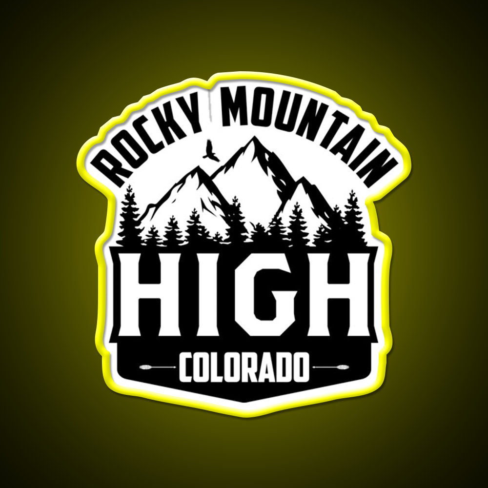 Rocky Mountain High Colorado Hemp Inspired Green Leaf Led Neon Sign Rgb Color - LED neon sign view 7
