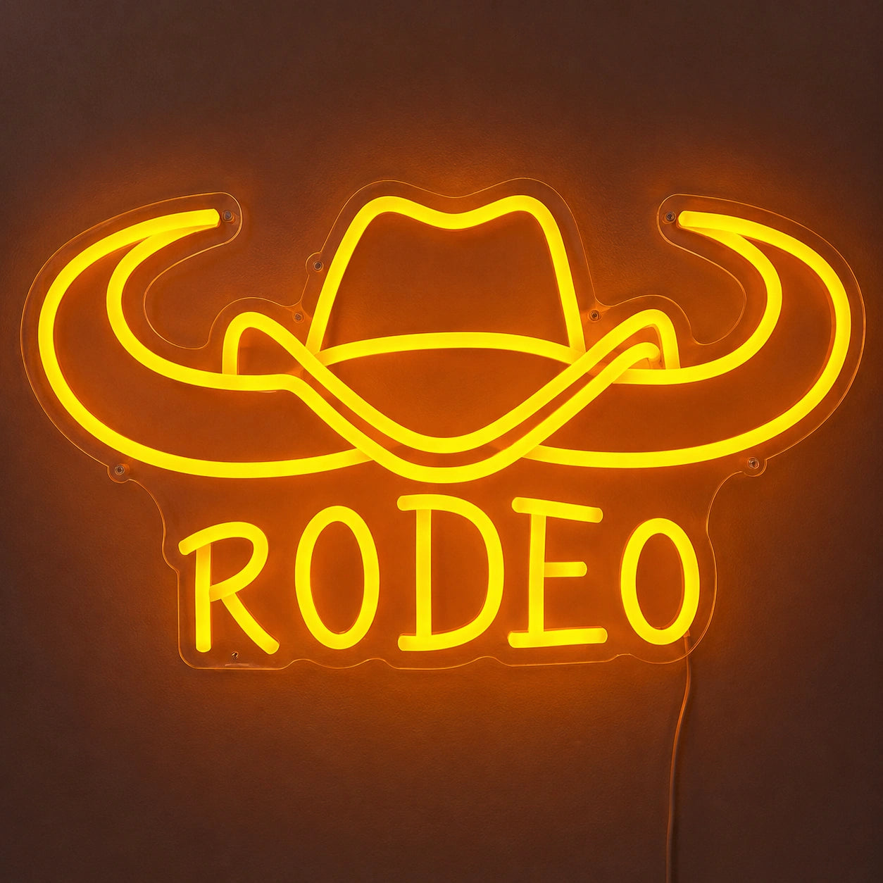 Rodeo Cowboy Hat Neon Sign LED Neon Sign main product image
