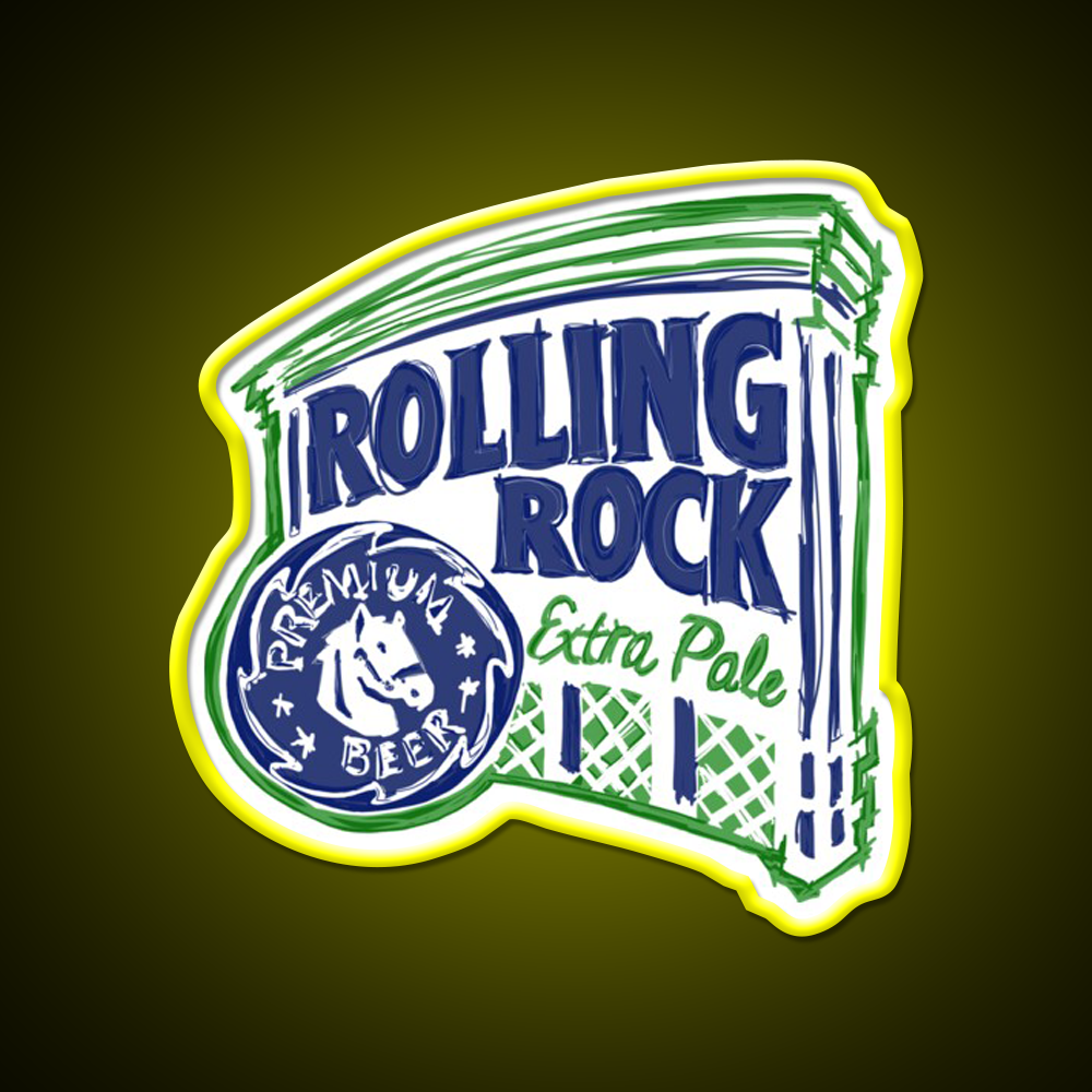Rolling Rock Pop Beer Bar Decor Led Neon Sign Rgb Color - LED neon sign view 7