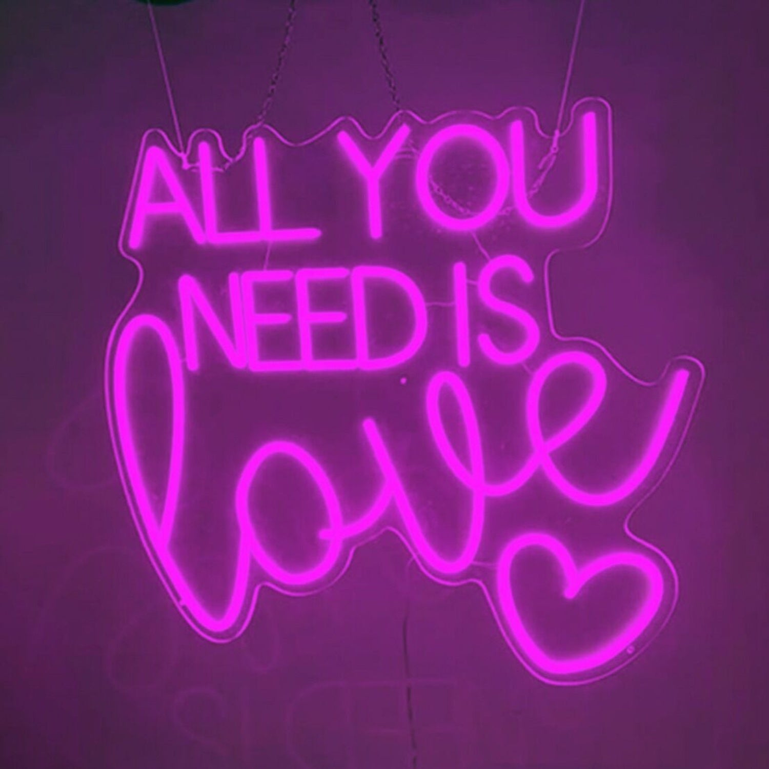 Romantic All You Need Is Love Neon Sign | Shineneon