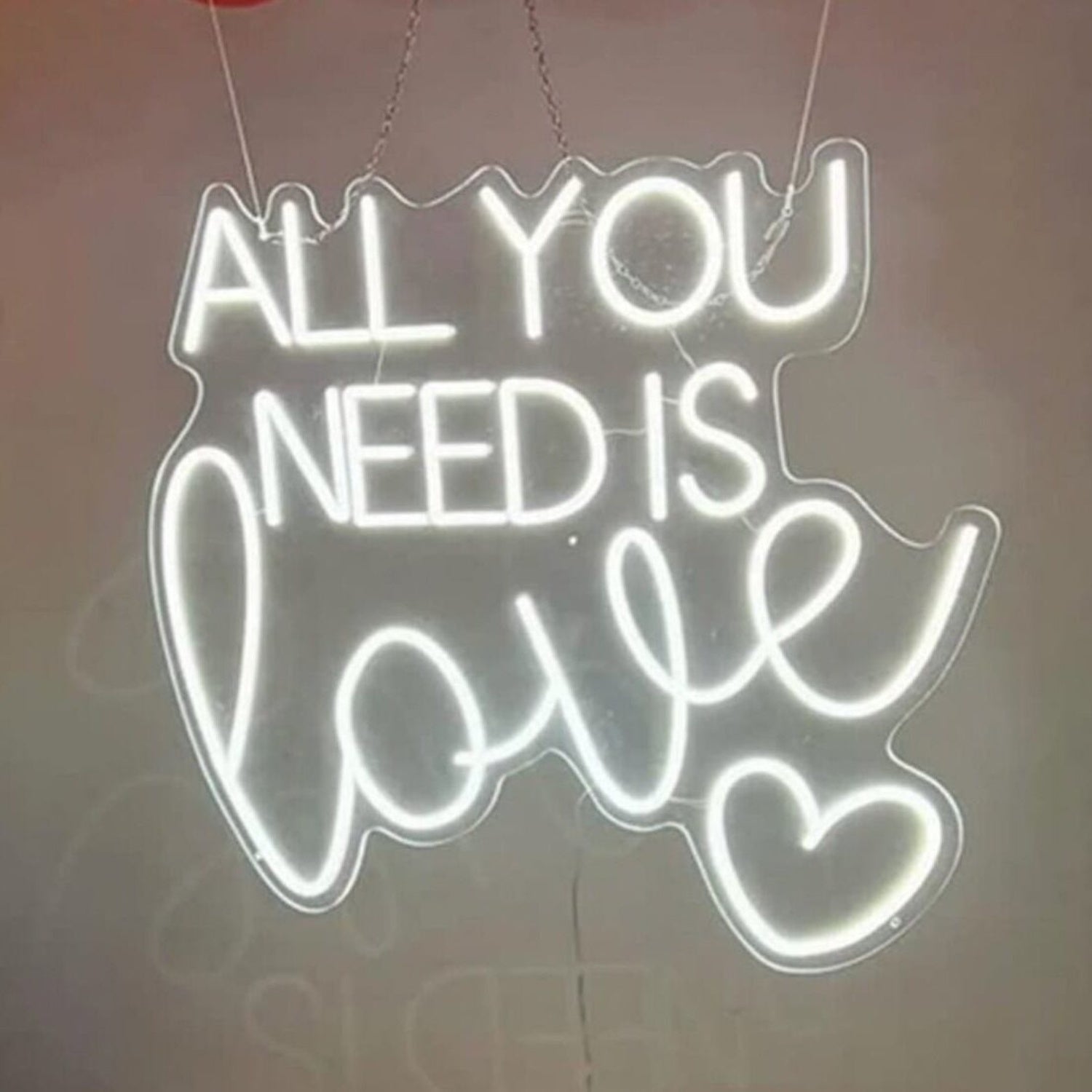 Romantic All You Need Is Love Neon Sign | Shineneon