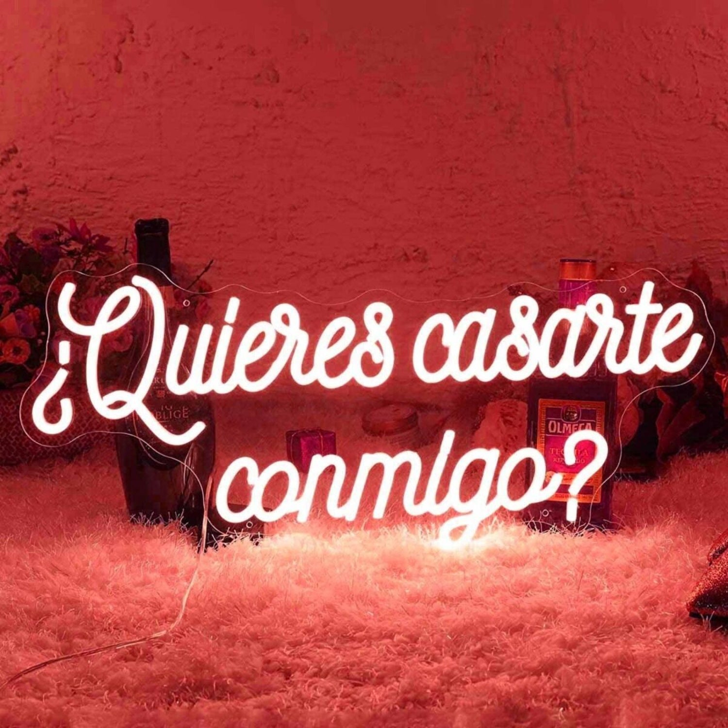 Romantic Quieres Casarte Conmigo Will You Marry Me Neon Sign | Shineneon