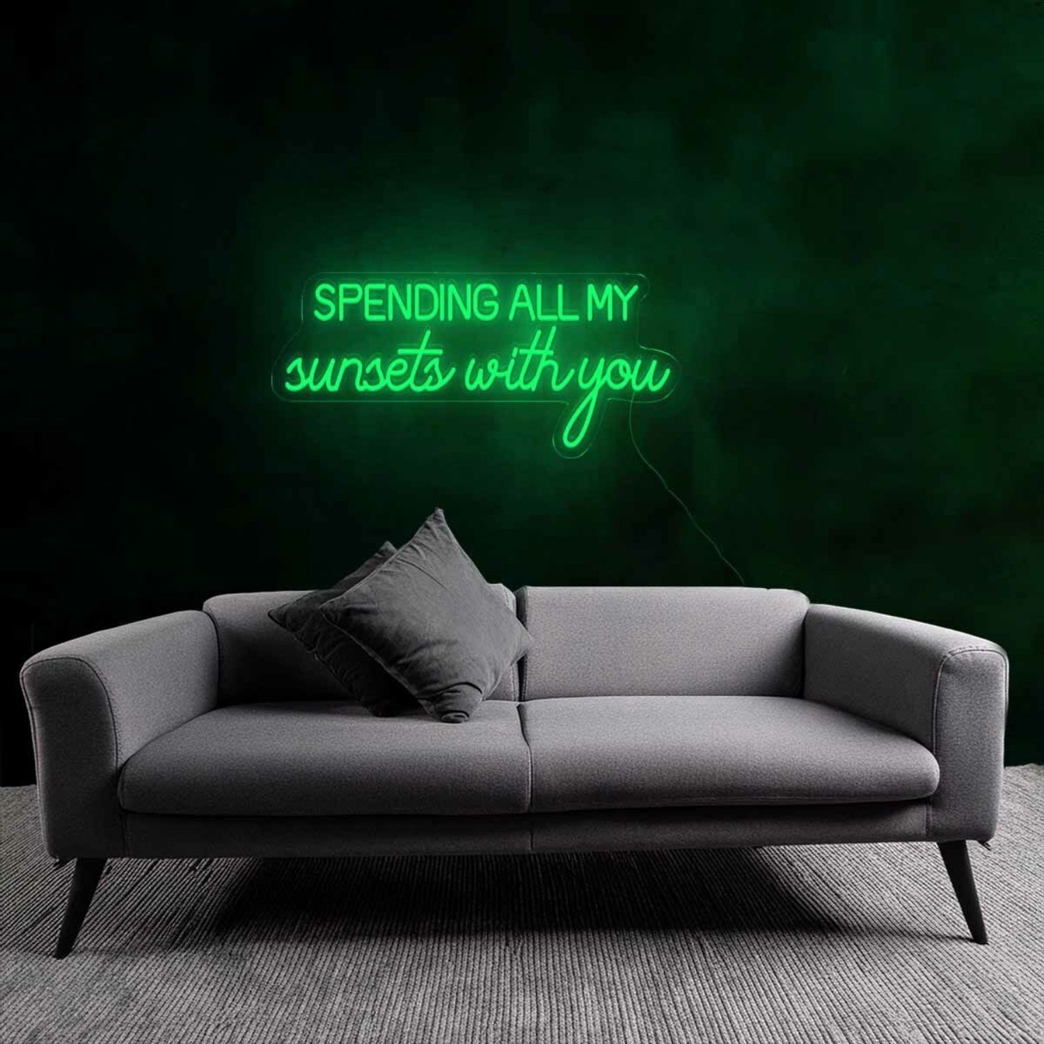 Romantic Spending All My Sunsets With You Neon Sign | Shineneon