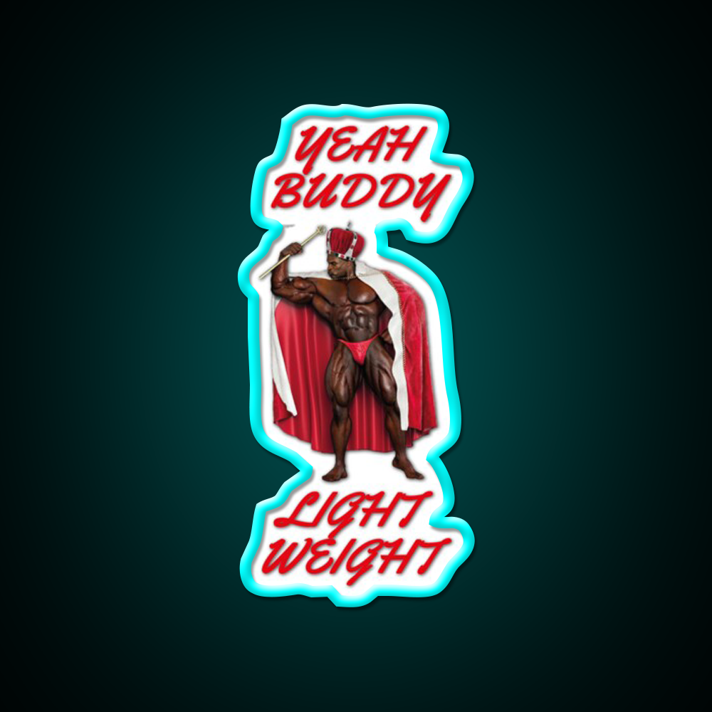 Ronnie Coleman Gym Fitness Led Neon Sign Gym Room Sign Rgb Color