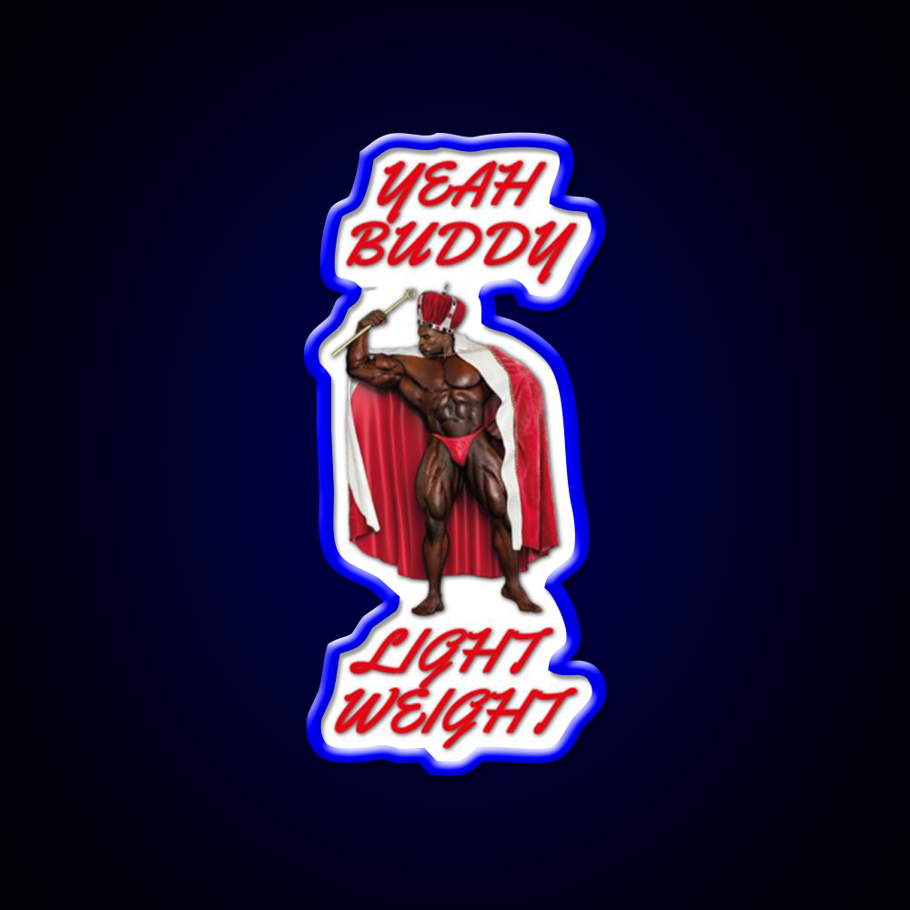 Ronnie Coleman Gym Fitness Led Neon Sign Gym Room Sign Rgb Color