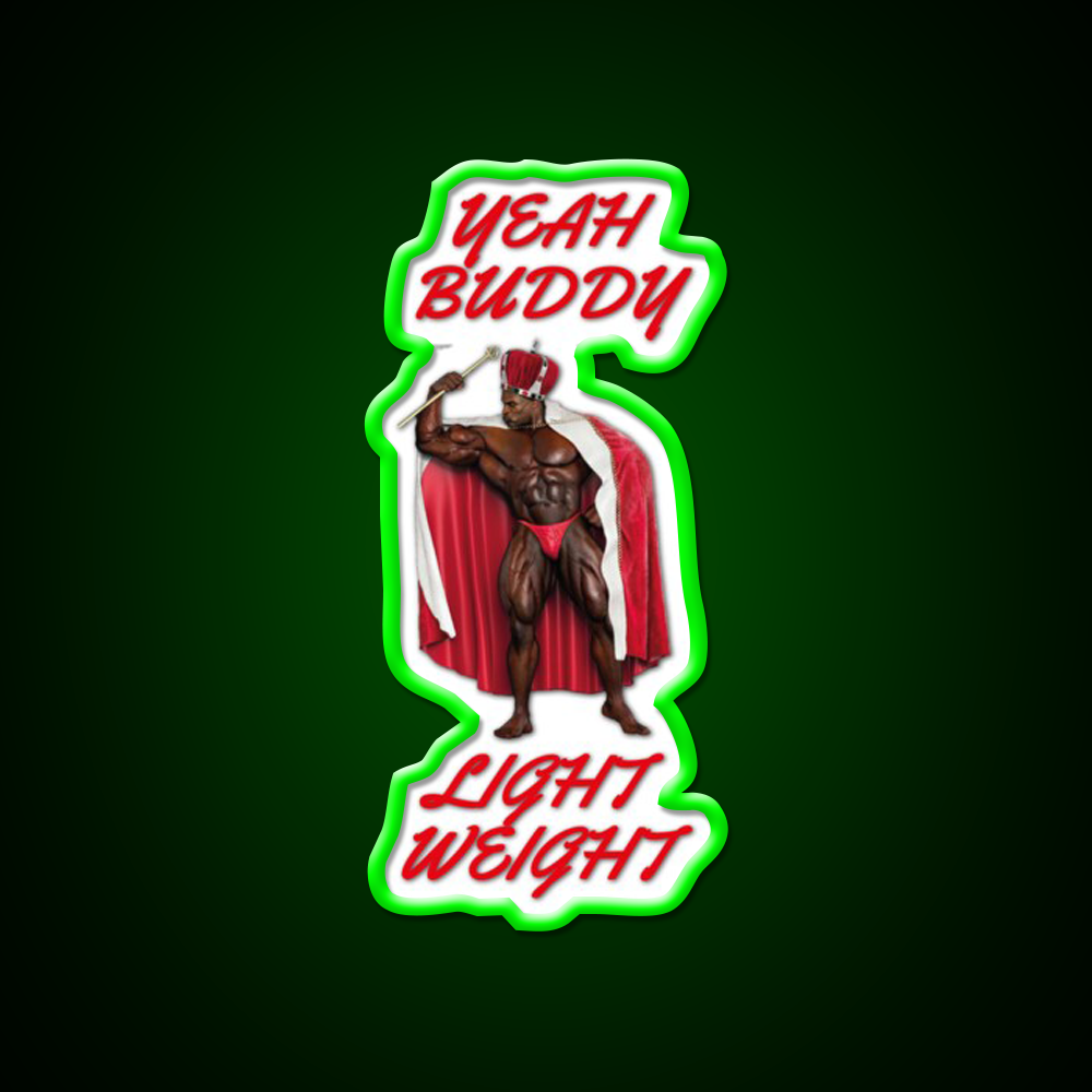 Ronnie Coleman Gym Fitness Led Neon Sign Gym Room Sign Rgb Color