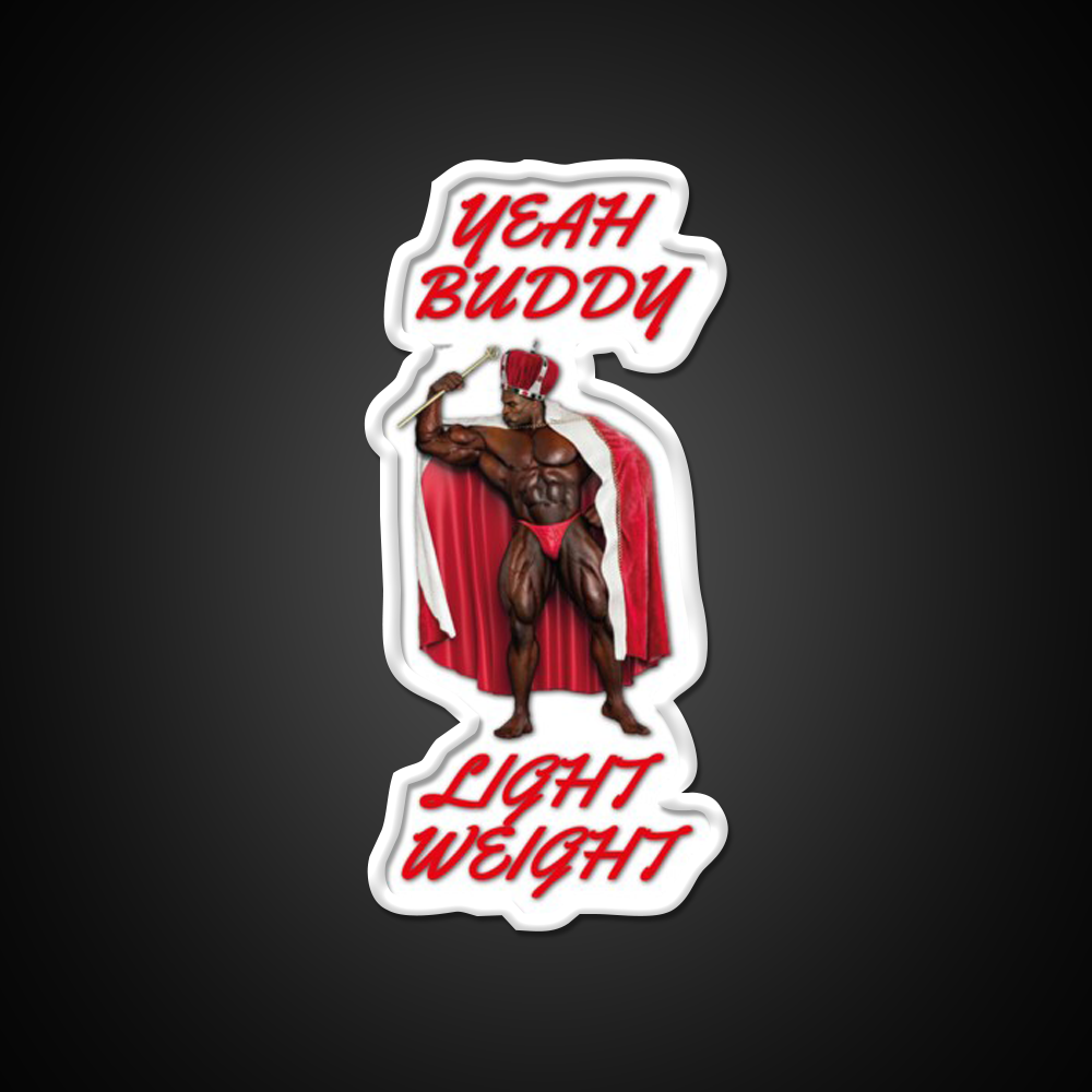 Ronnie Coleman Gym Fitness Led Neon Sign Gym Room Sign Rgb Color