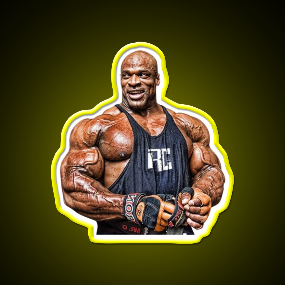 Ronnie Coleman Gym Fitness Led Neon Sign Rgb Color
