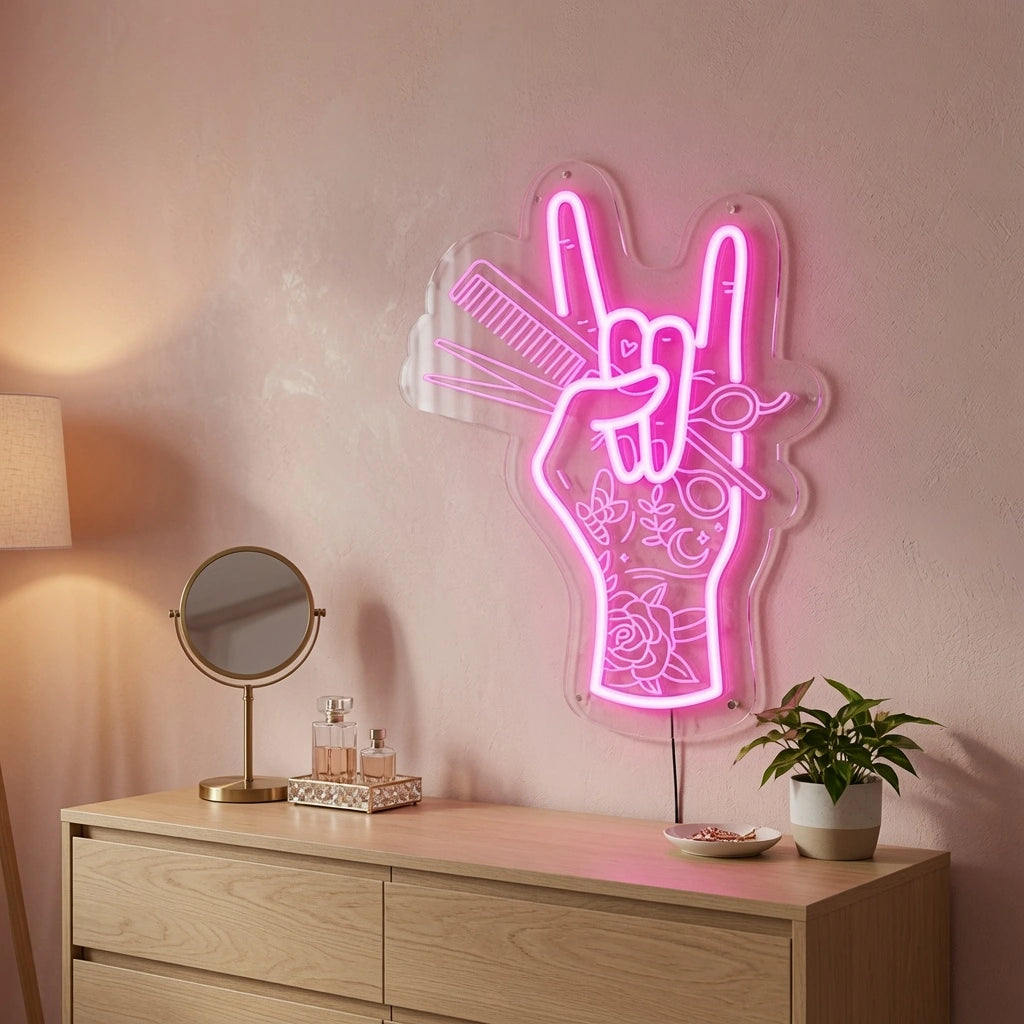 Room Decor Business Wall Art LED Neon Sign - 03 Real Lifestyle Scene