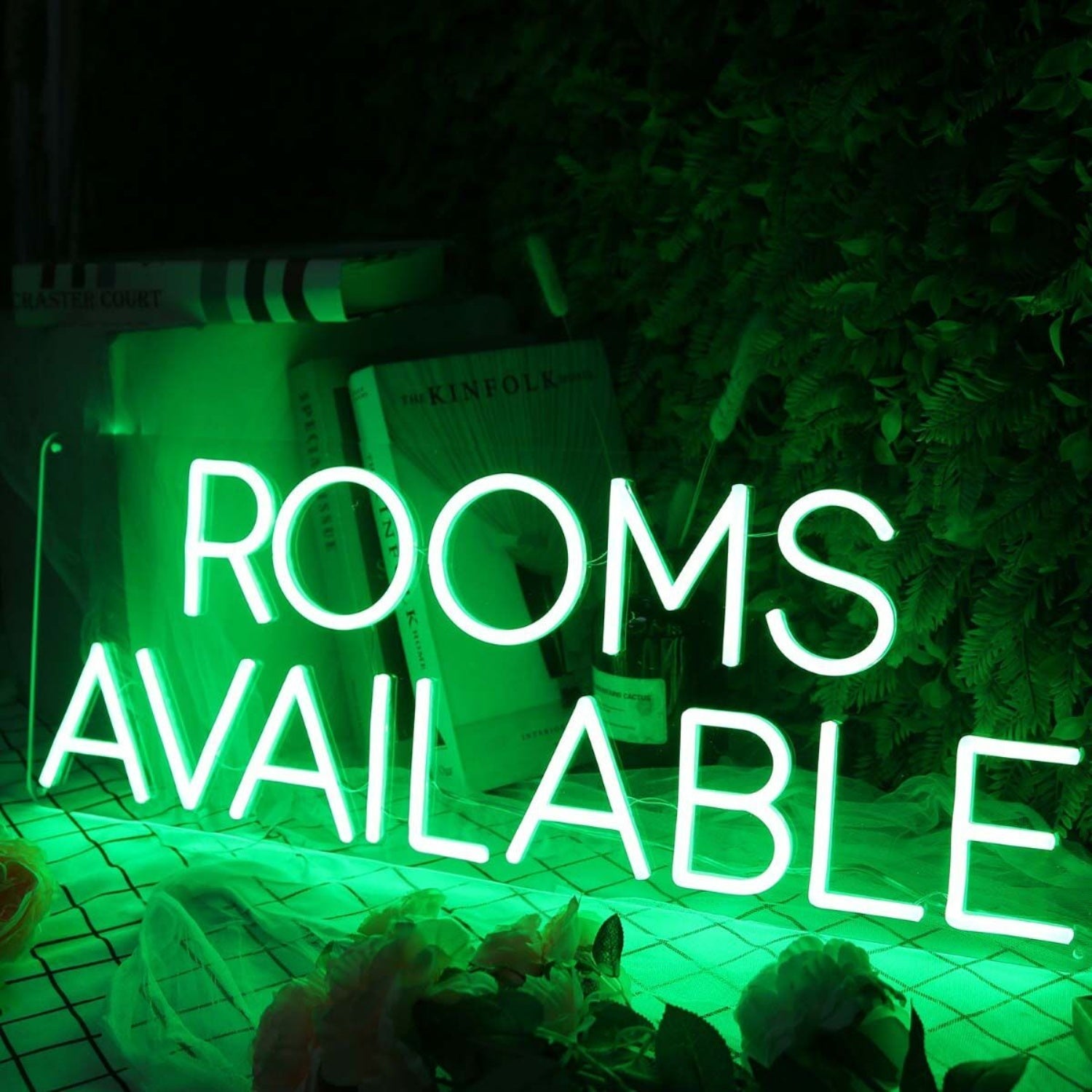 Rooms Available Green Led Neon Sign - Shineneon