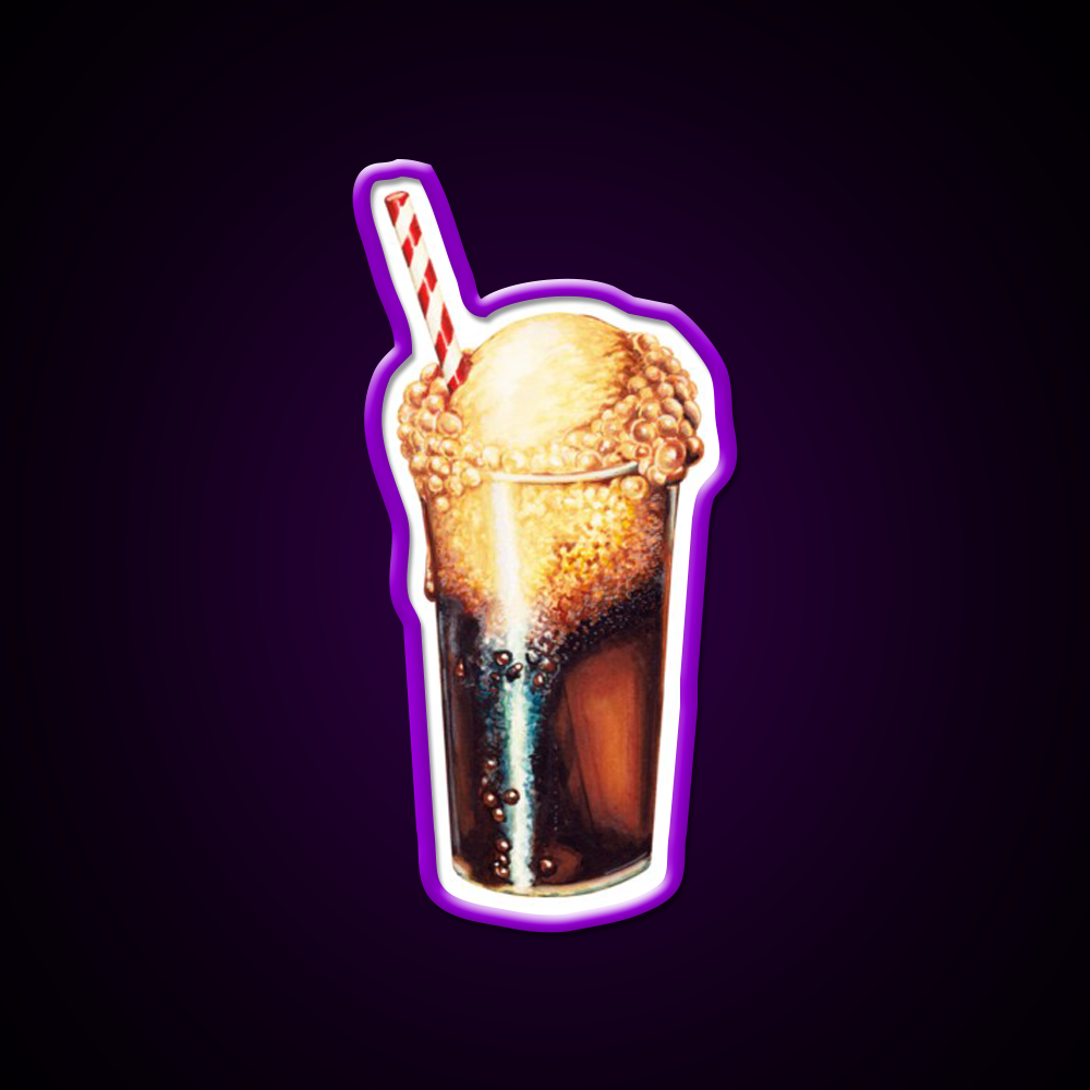Root Beer Float Pattern Beer Bar Decor Led Neon Sign Rgb Color - LED neon sign view 9