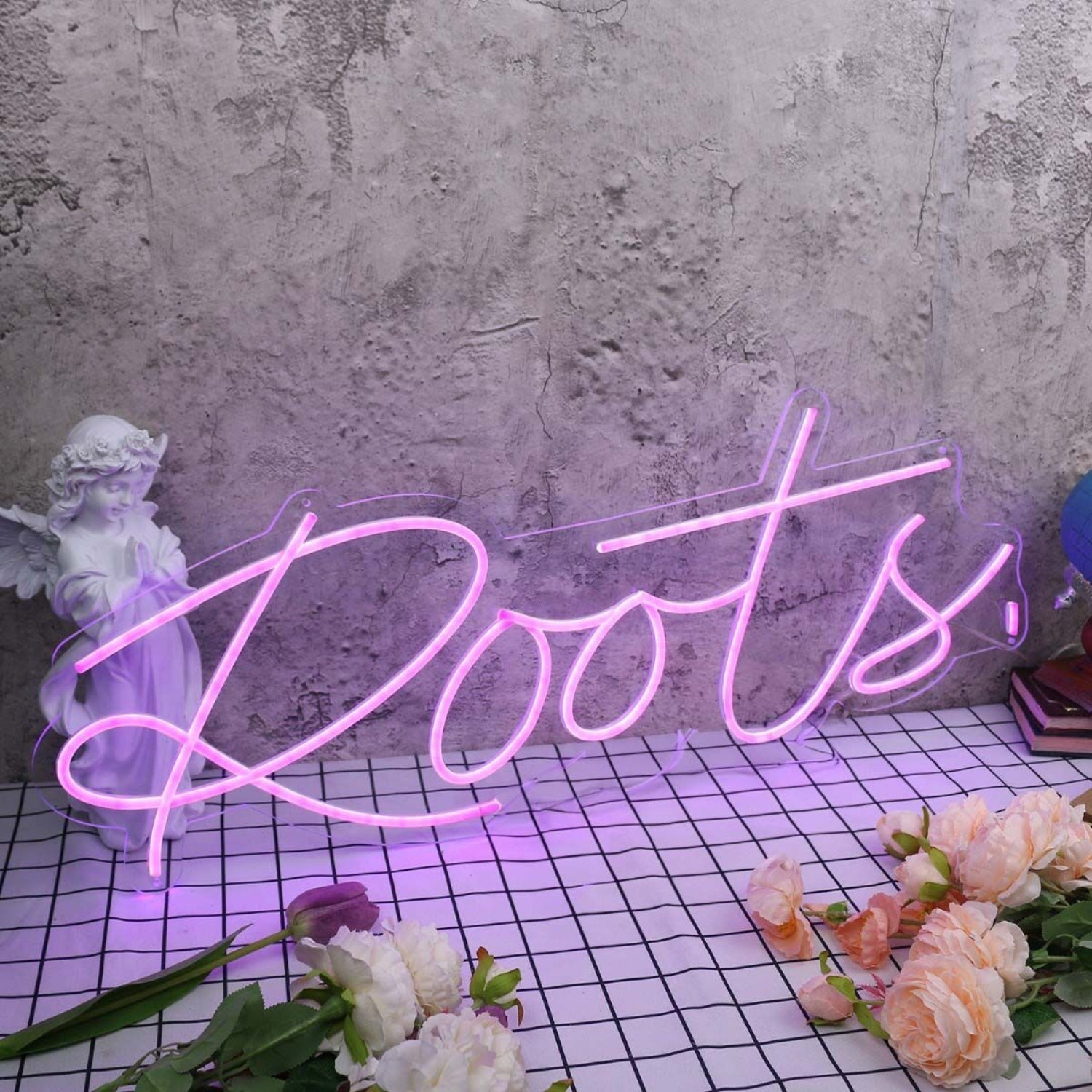 Roots Purple Led Neon Sign - Shineneon