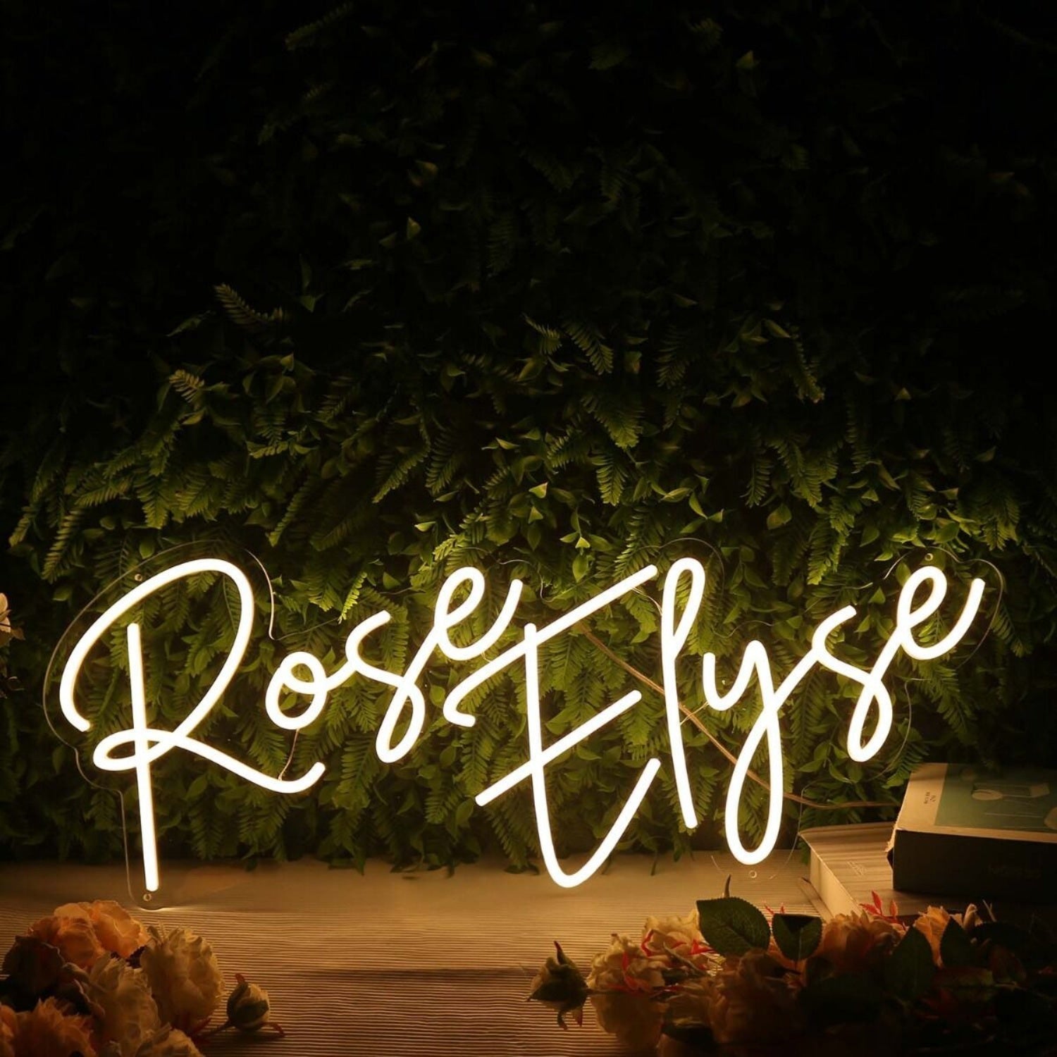 Rose Elyse Yellow Led Neon Sign - Shineneon