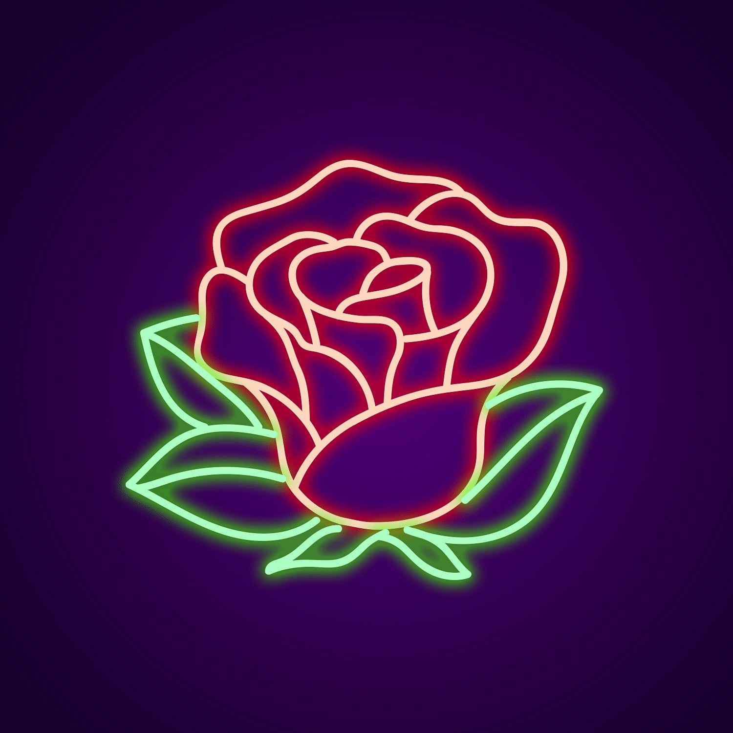 Rose Led Neon Signs Wall Art Neon Led Sign Neon Light Custom Wall | Shineneon