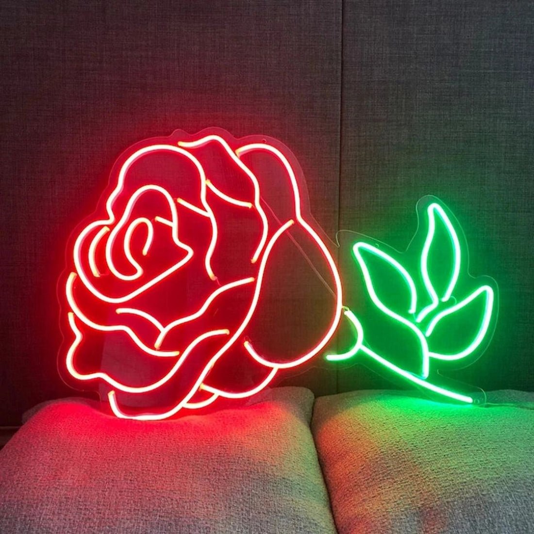 Rose Led Sign Business Neon Sign Wall Decor - Shineneon