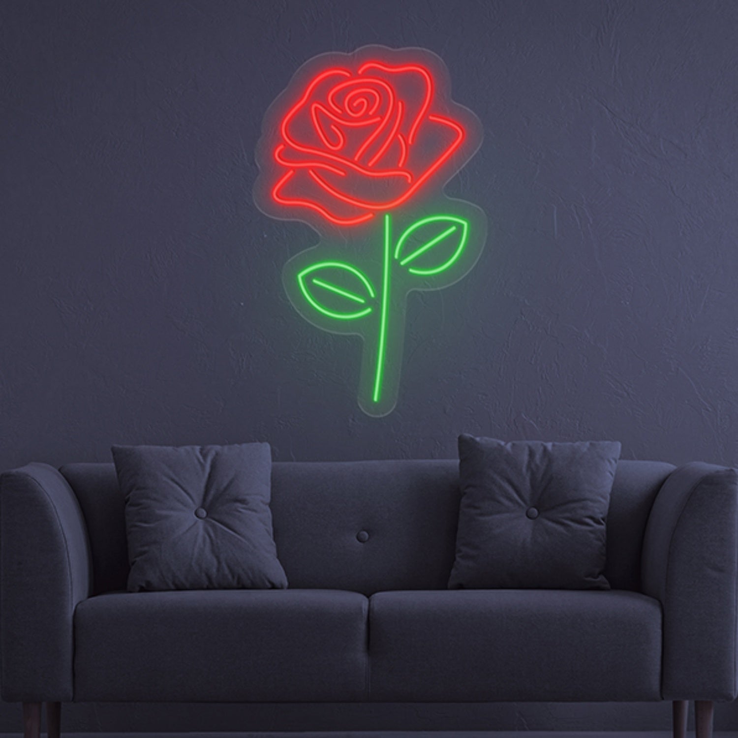 Rose Neon Sign Wall Art Decor | Shineneon