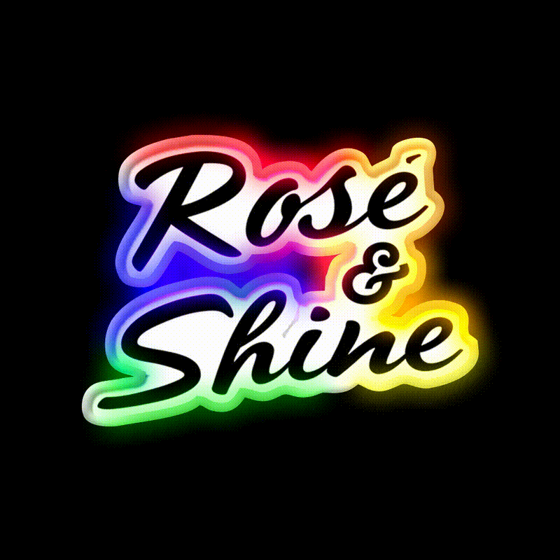 Rose Shine Man Cave Bar Led Neon Sign Rgb Color