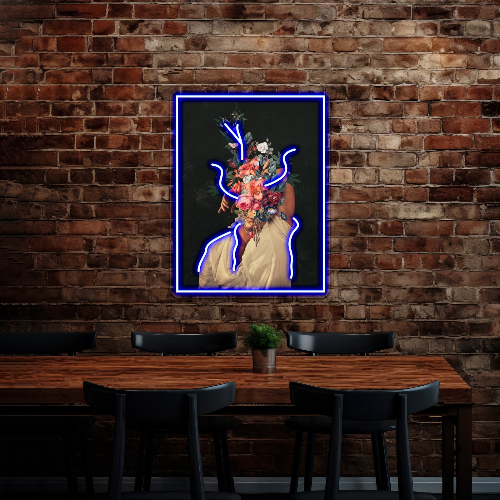 Roses Bloomed Every Time I Thought Of You Artwork Led Neon Signs | Shineneon