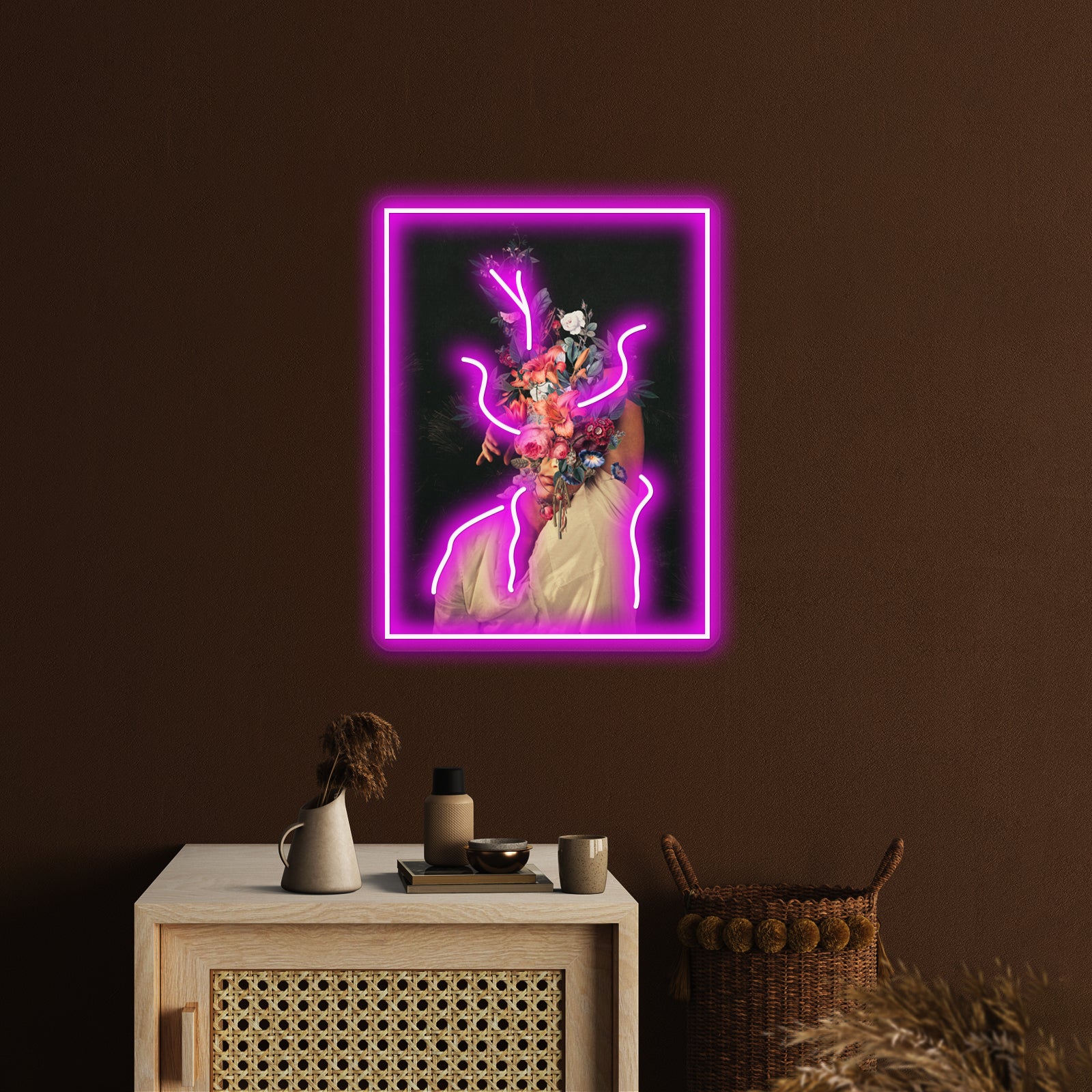 Roses Bloomed Every Time I Thought Of You Artwork Led Neon Signs | Shineneon