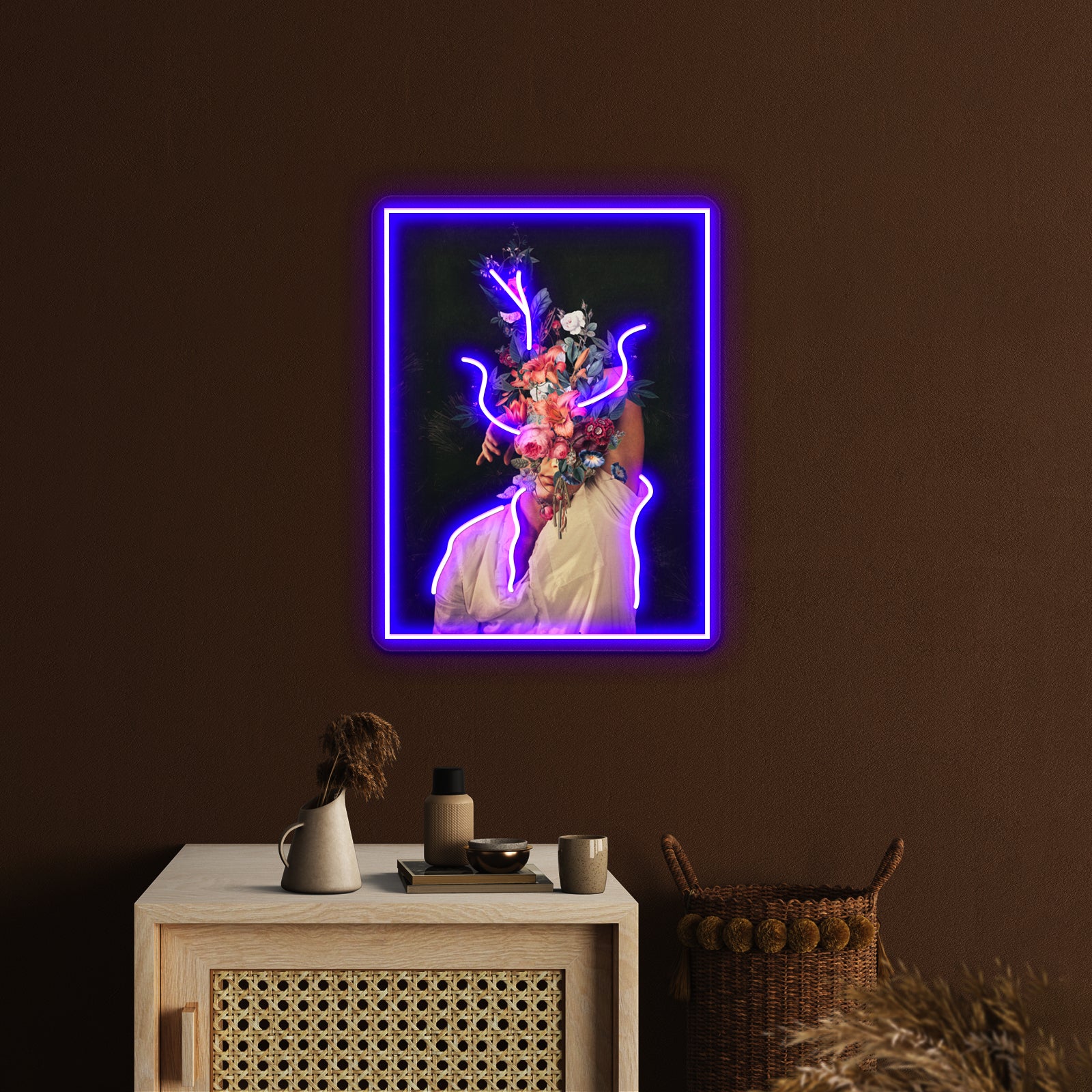 Roses Bloomed Every Time I Thought Of You Artwork Led Neon Signs | Shineneon