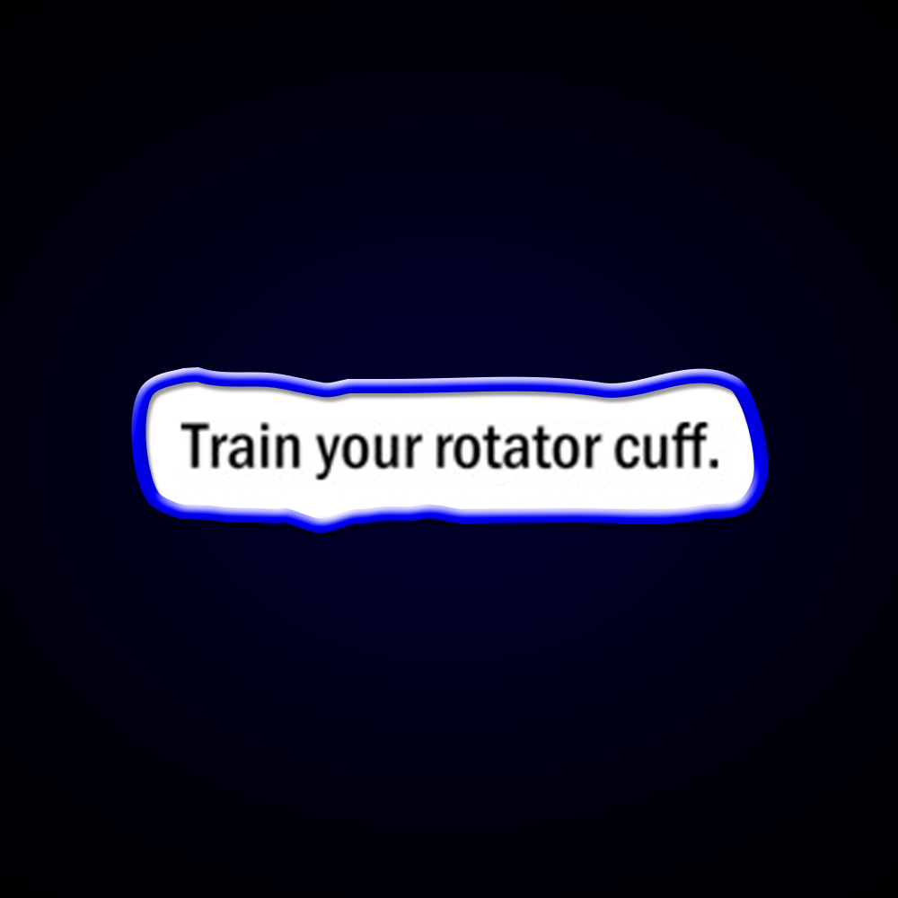 Rotator Cuff Gym Fitness Led Neon Sign Rgb Color