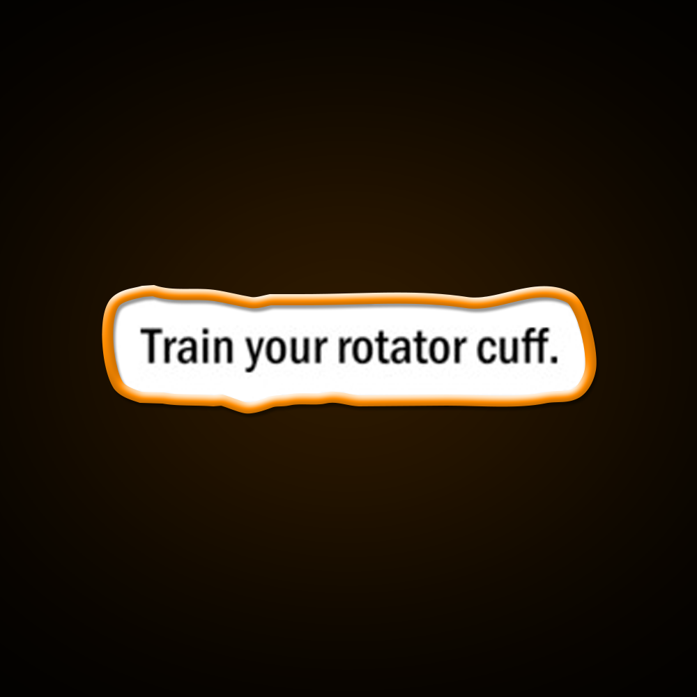 Rotator Cuff Gym Fitness Led Neon Sign Rgb Color