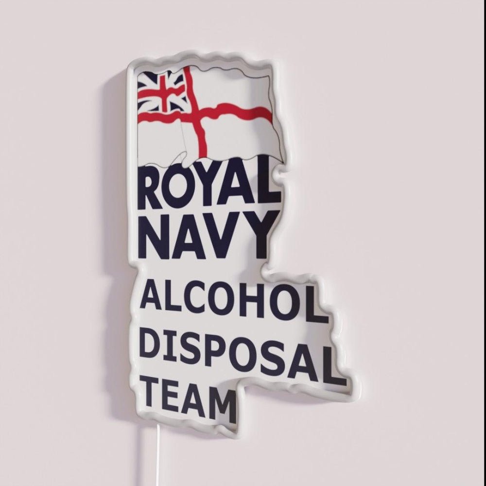 Royal Navy A D T Rgb Led Neon Sign - Shineneon