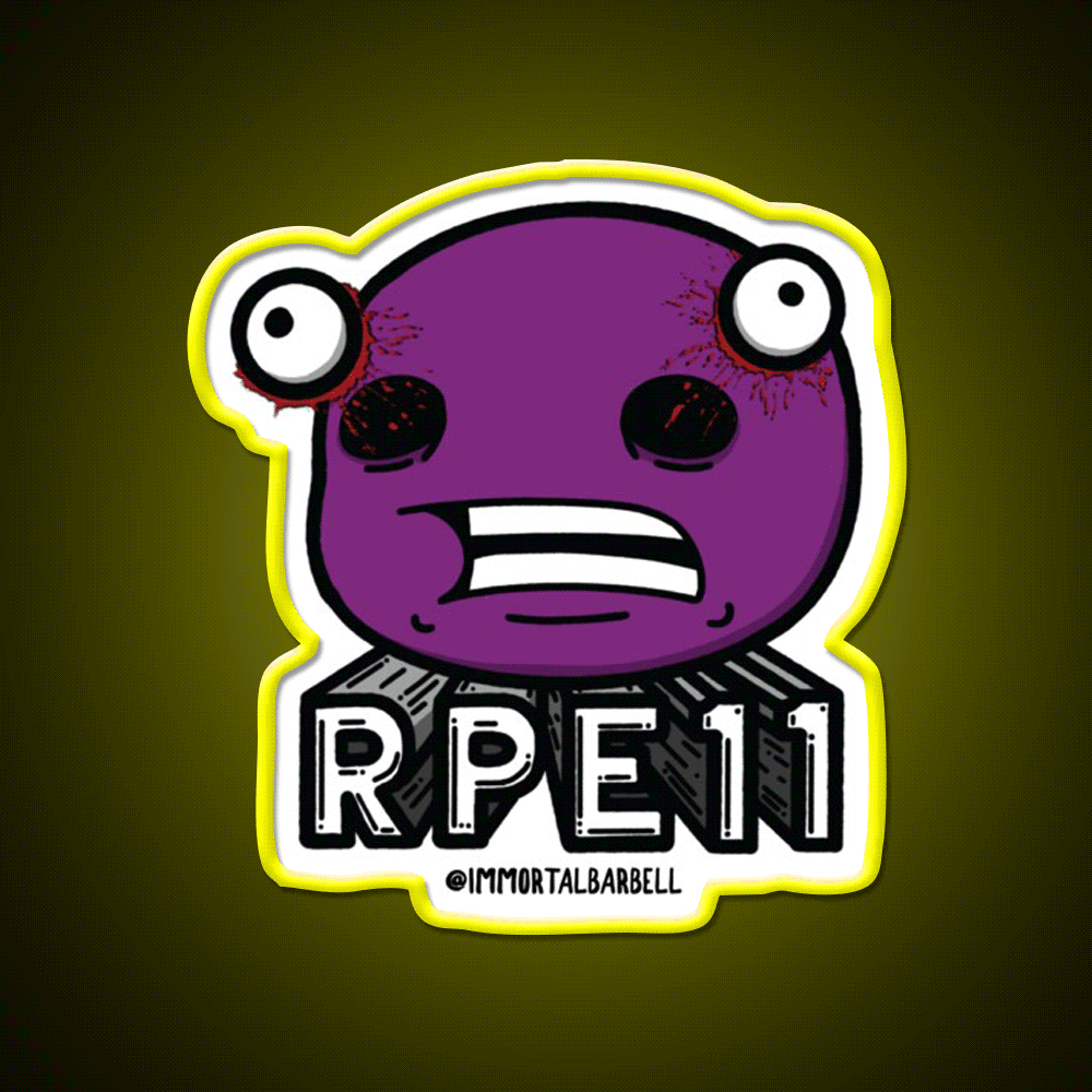 Rpe 11 Gym Fitness Led Neon Sign Rgb Color