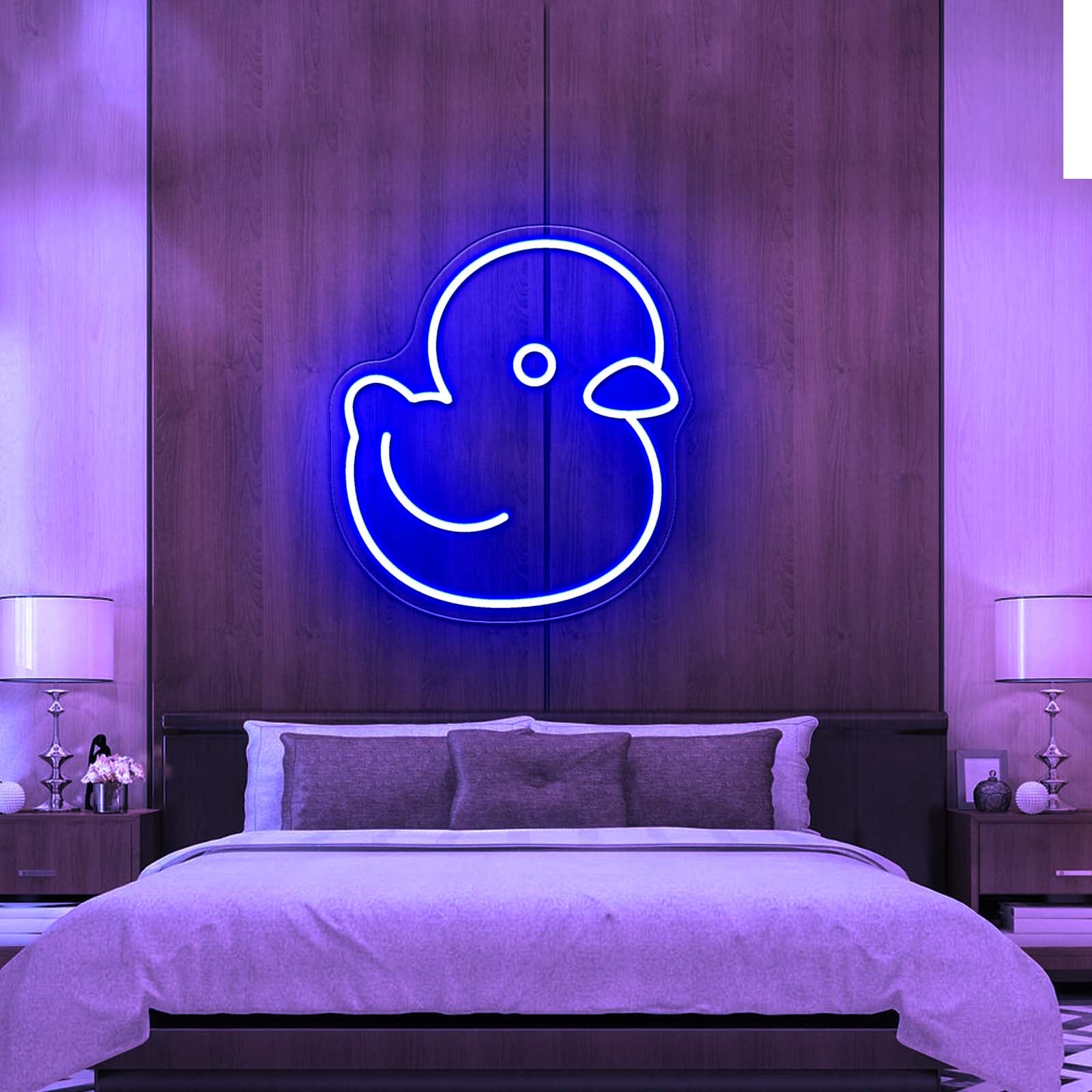 Rubber Ducky Funny Led Neon Signs For Kids Room