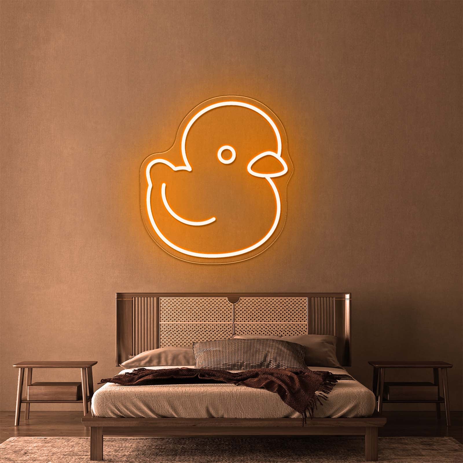 Rubber Ducky Funny Led Neon Signs For Kids Room