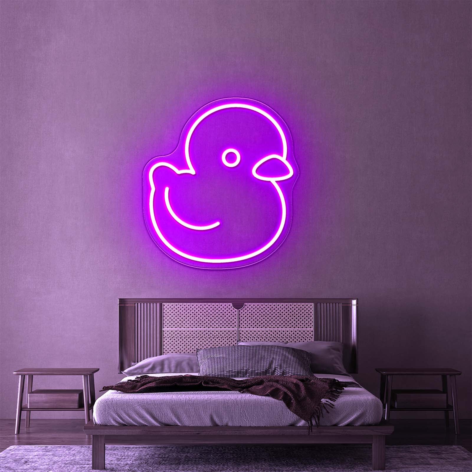 Rubber Ducky Funny Led Neon Signs For Kids Room