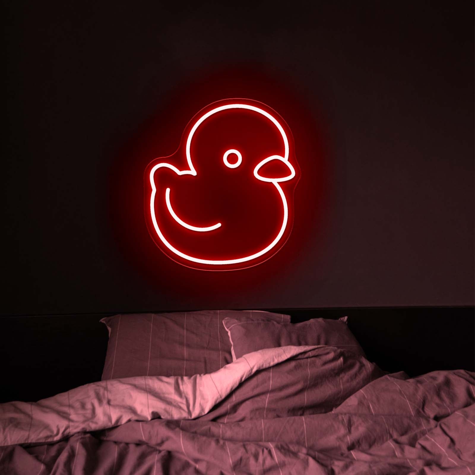 Rubber Ducky Funny Led Neon Signs For Kids Room